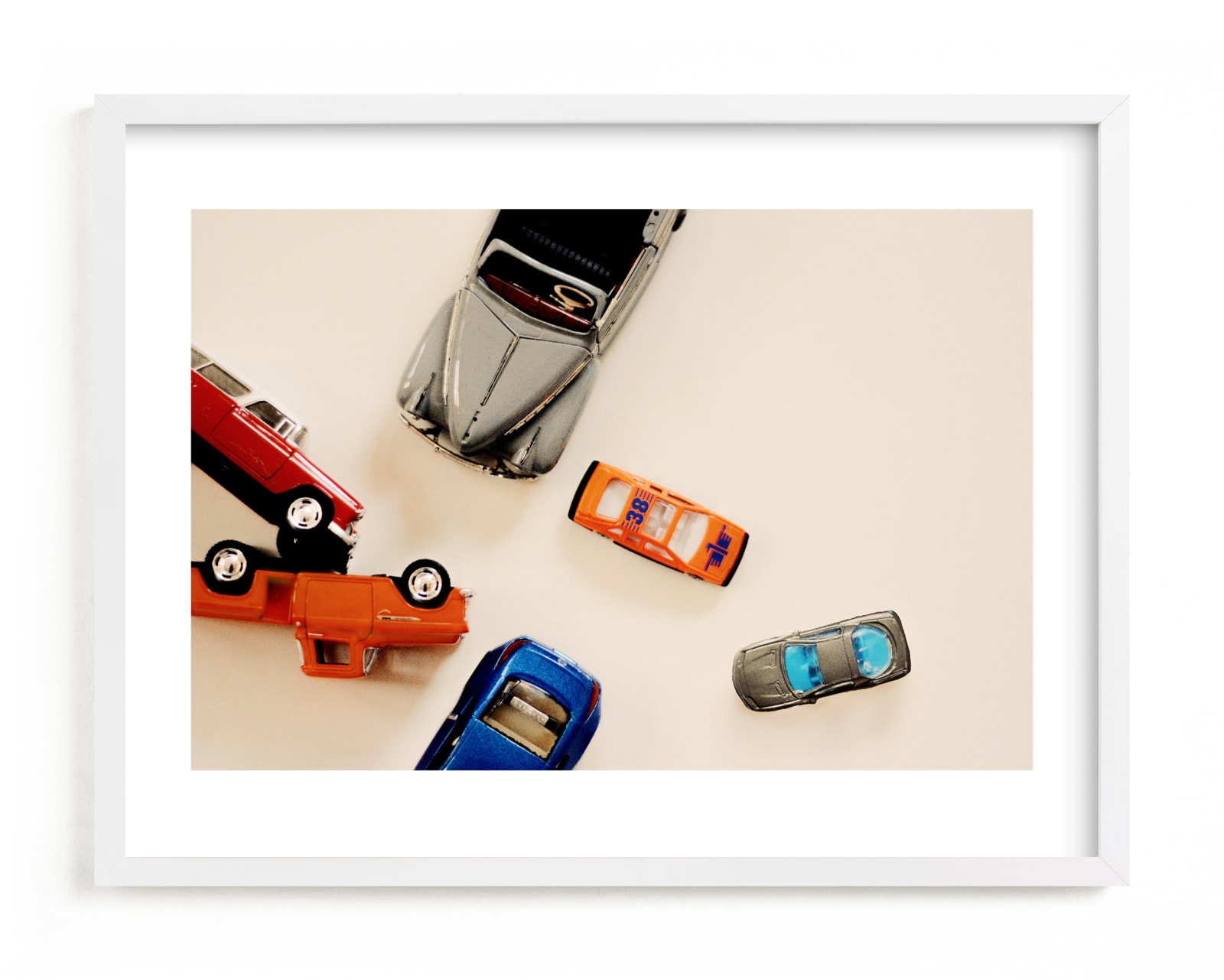 "toy cars" by Morgan Kendall in beautiful frame options and a variety of sizes.