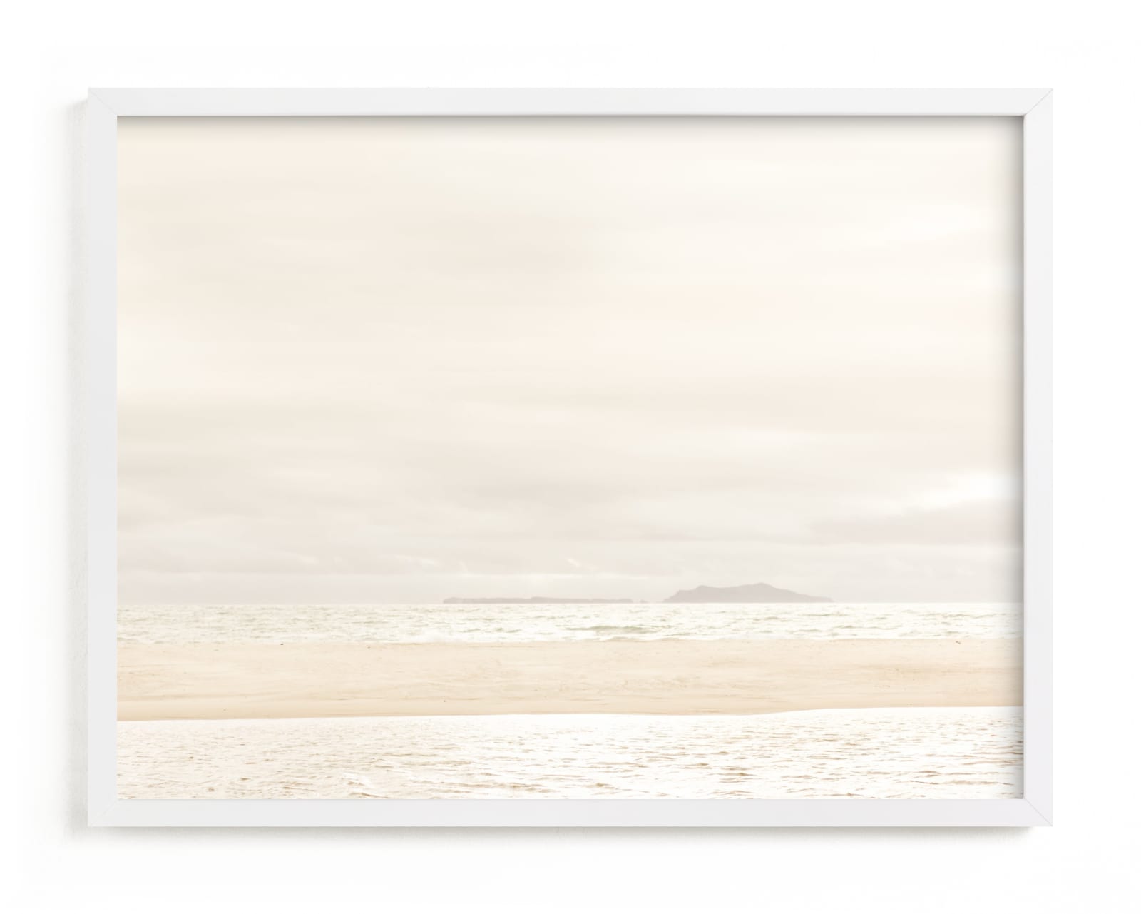 "Stormy Isle" - Art Print by Kamala Nahas in beautiful frame options and a variety of sizes.