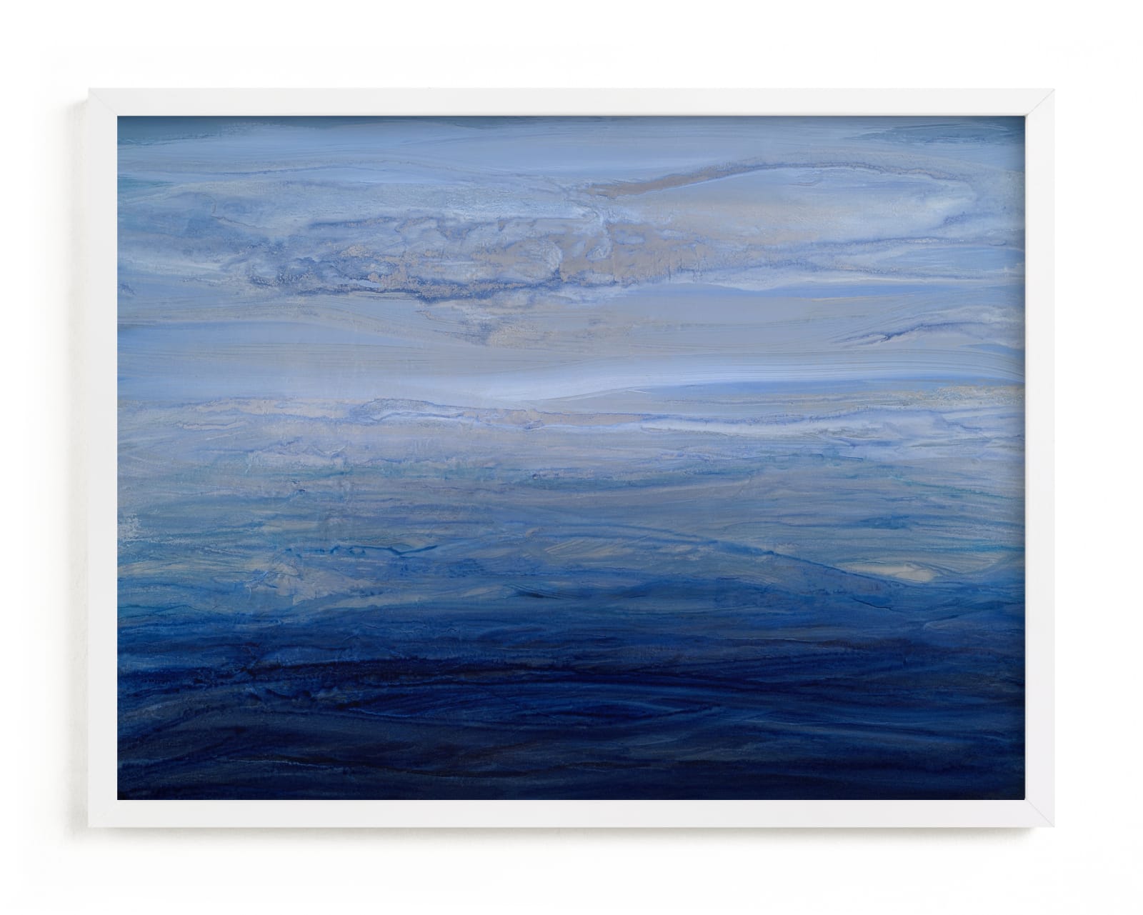 "silver sky" - Art Print by Teodora Guererra in beautiful frame options and a variety of sizes.