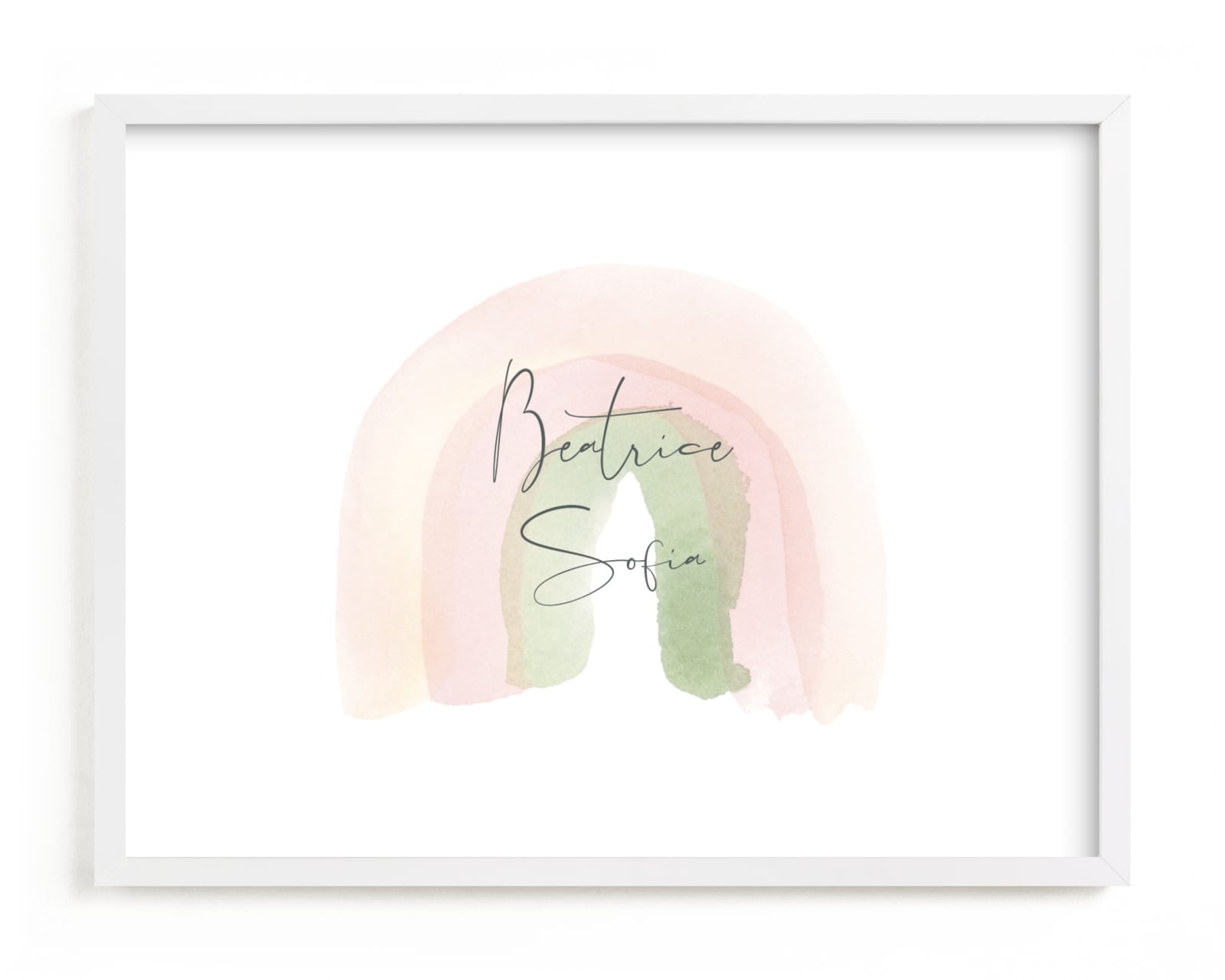 "Watercolor miracle" - Nursery Custom Art Print by Stacey Meacham in beautiful frame options and a variety of sizes.