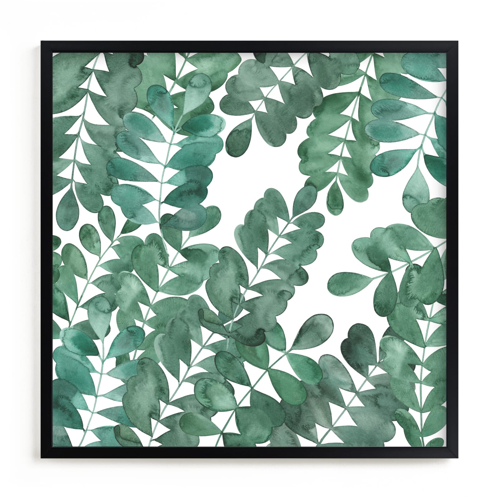 "Leafy Bowers" - Limited Edition Art Print by Natalie Ryan in beautiful frame options and a variety of sizes.