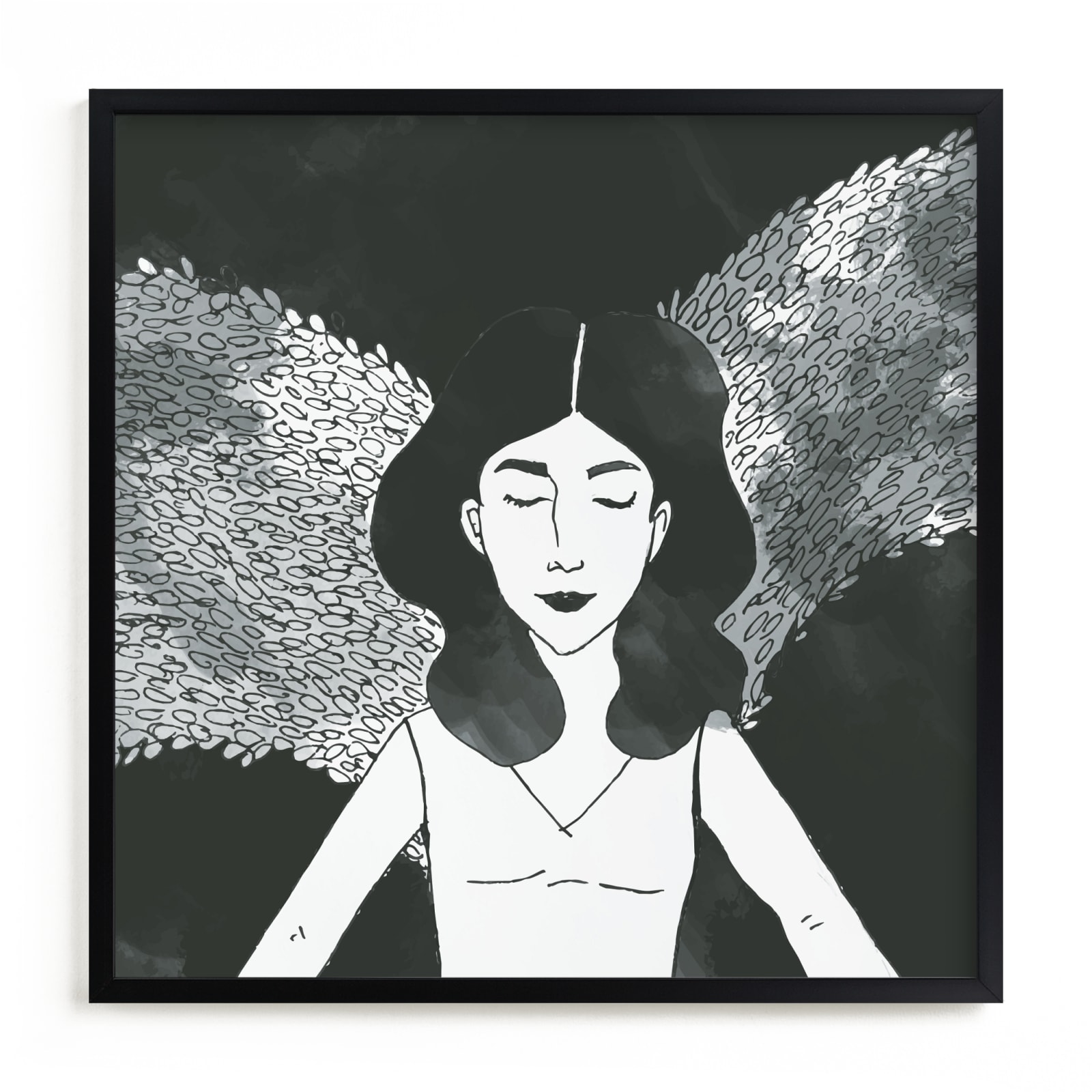 "Wings" - Limited Edition Art Print by Deynaaz Daraei in beautiful frame options and a variety of sizes.