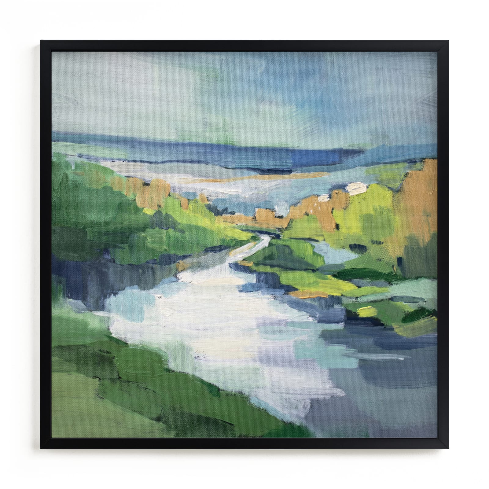 "River Flow" - Limited Edition Art Print by Alysia Quisenberry in beautiful frame options and a variety of sizes.