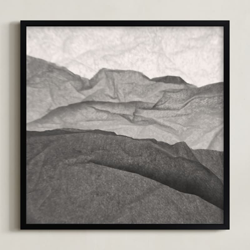 "Paper Napkin Panorama III" - Limited Edition Art Print by Shannon Kohn in beautiful frame options and a variety of sizes.