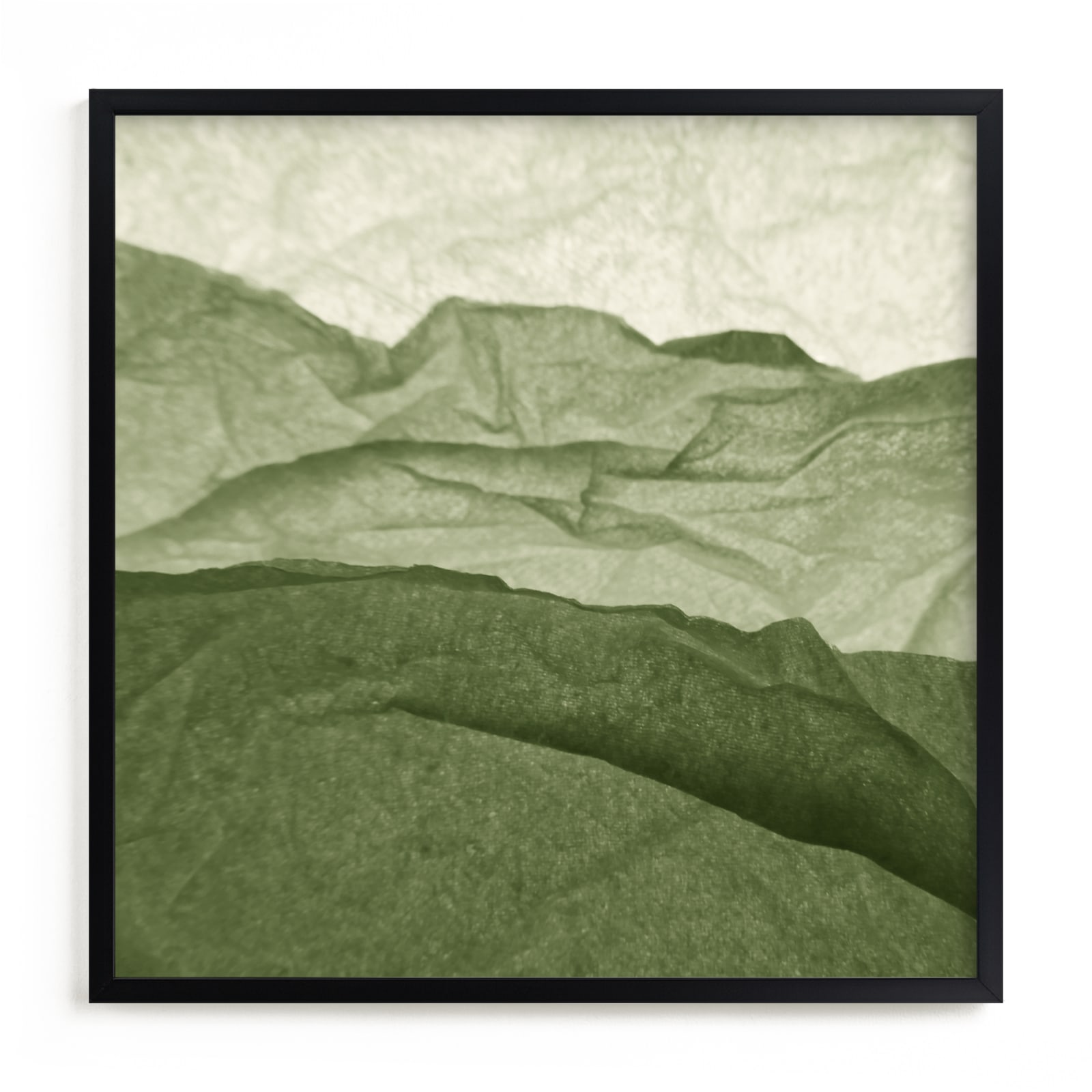 "Paper Napkin Panorama III" - Limited Edition Art Print by Shannon Kohn in beautiful frame options and a variety of sizes.
