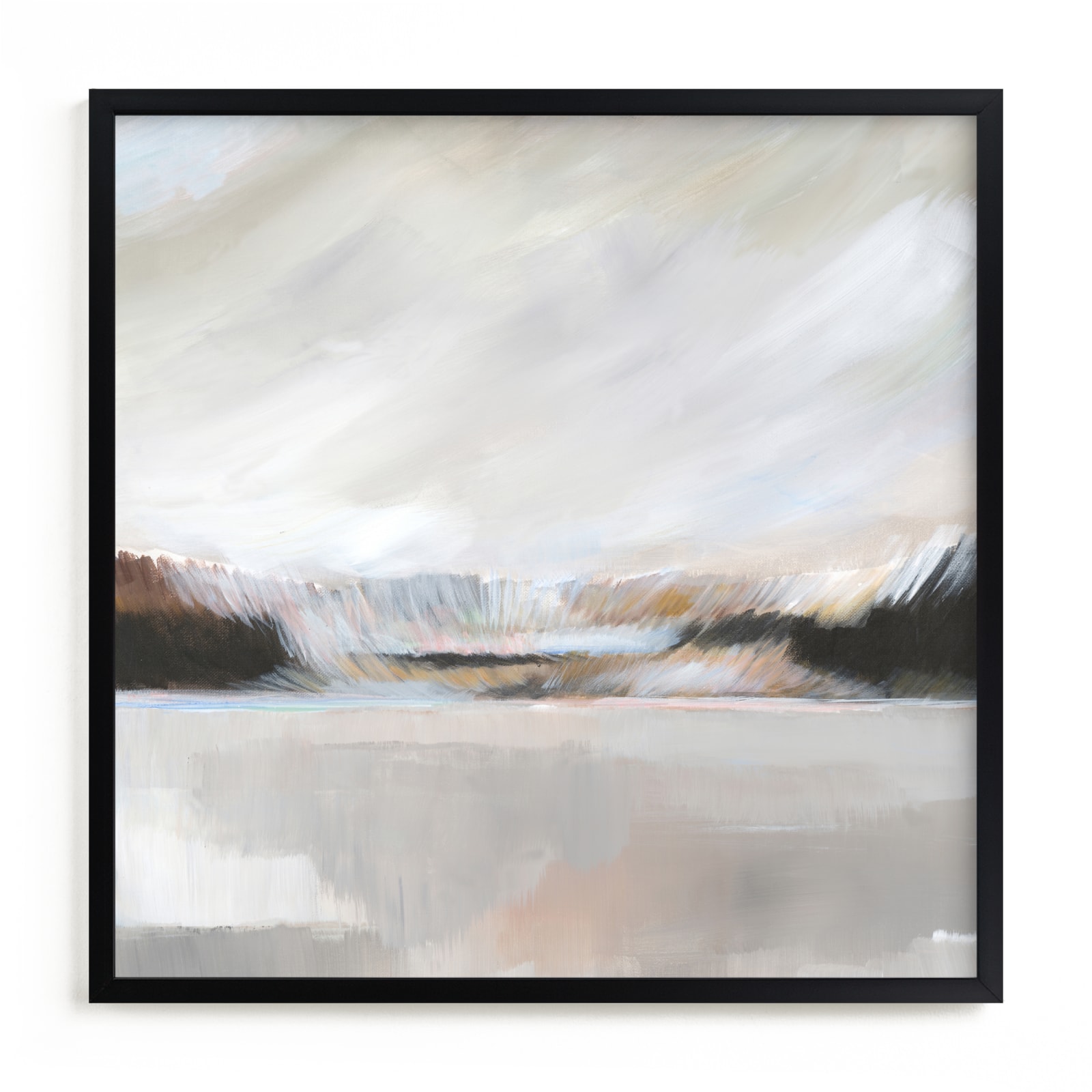 "Misty Beaches I" - Limited Edition Art Print by AlisonJerry in beautiful frame options and a variety of sizes.