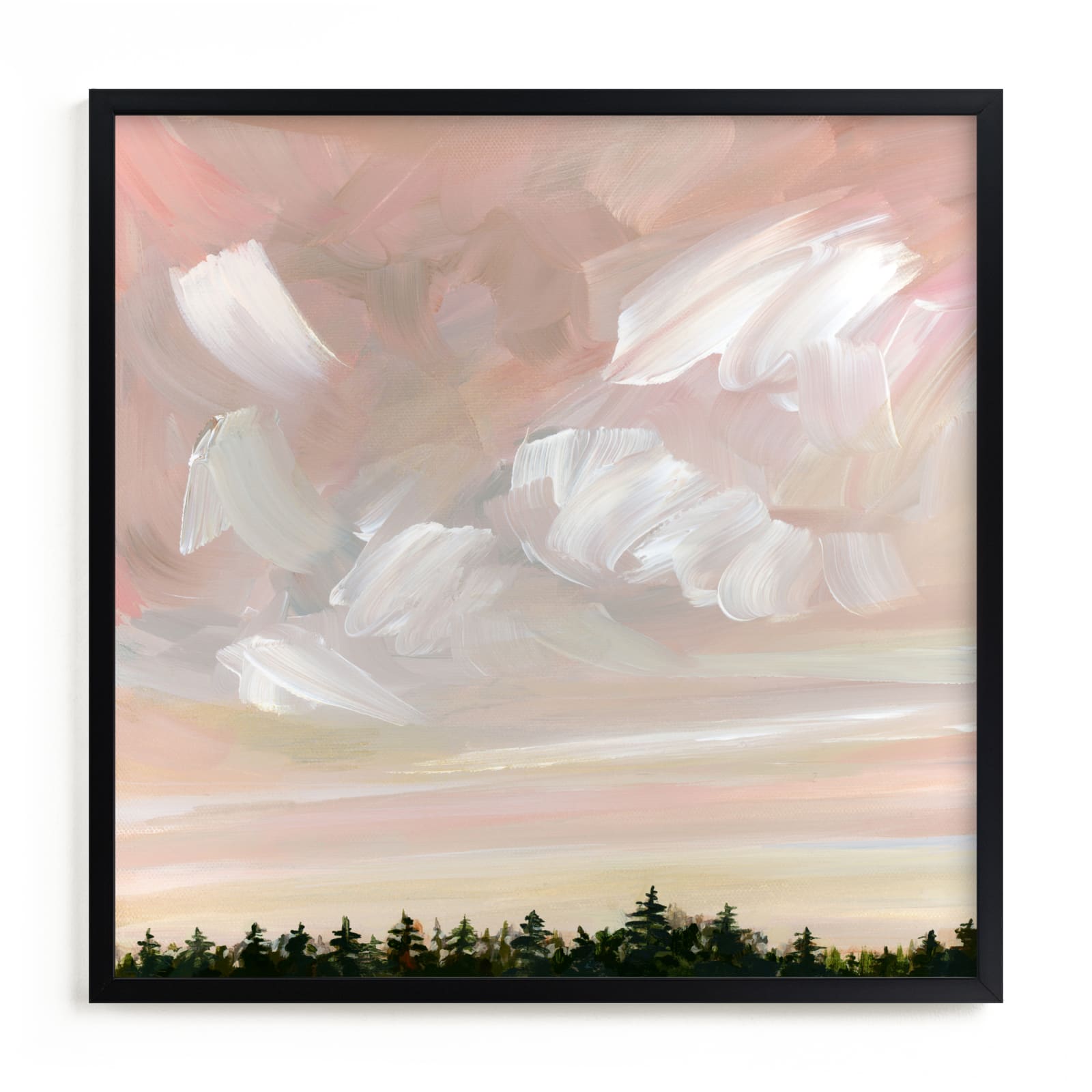 "Above the Trees" - Limited Edition Art Print by Nicole Walsh in beautiful frame options and a variety of sizes.