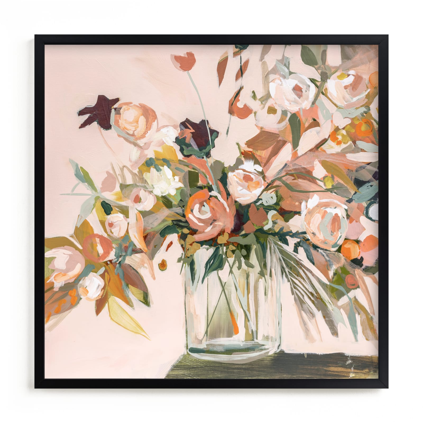 "Just Peachy" - Limited Edition Art Print by Jenny Westenhofer in beautiful frame options and a variety of sizes.