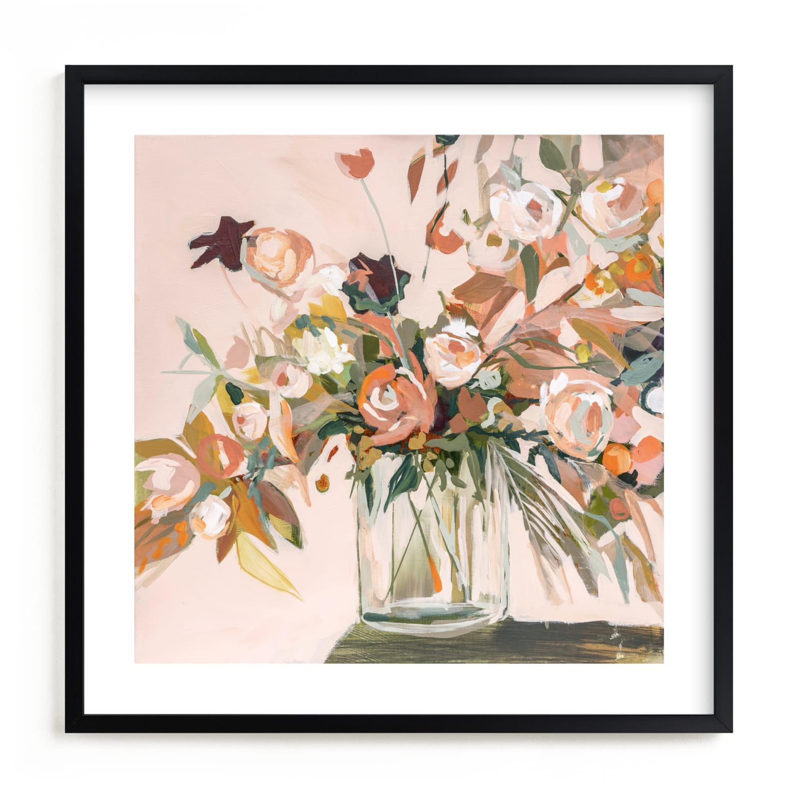 "Just Peachy" - Limited Edition Art Print by Jenny Westenhofer in beautiful frame options and a variety of sizes.
