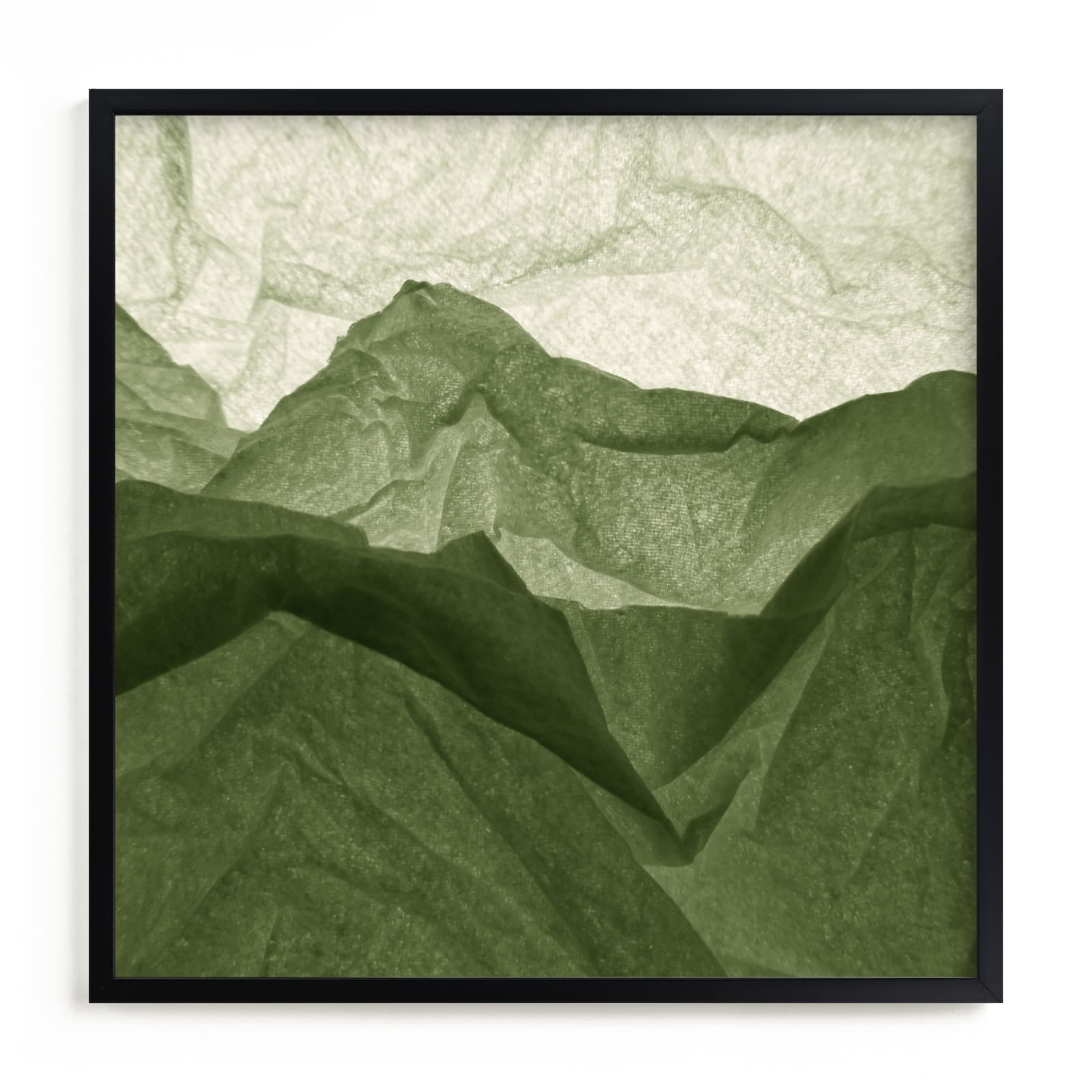 "Paper Napkin Panorama II" - Limited Edition Art Print by Shannon Kohn in beautiful frame options and a variety of sizes.