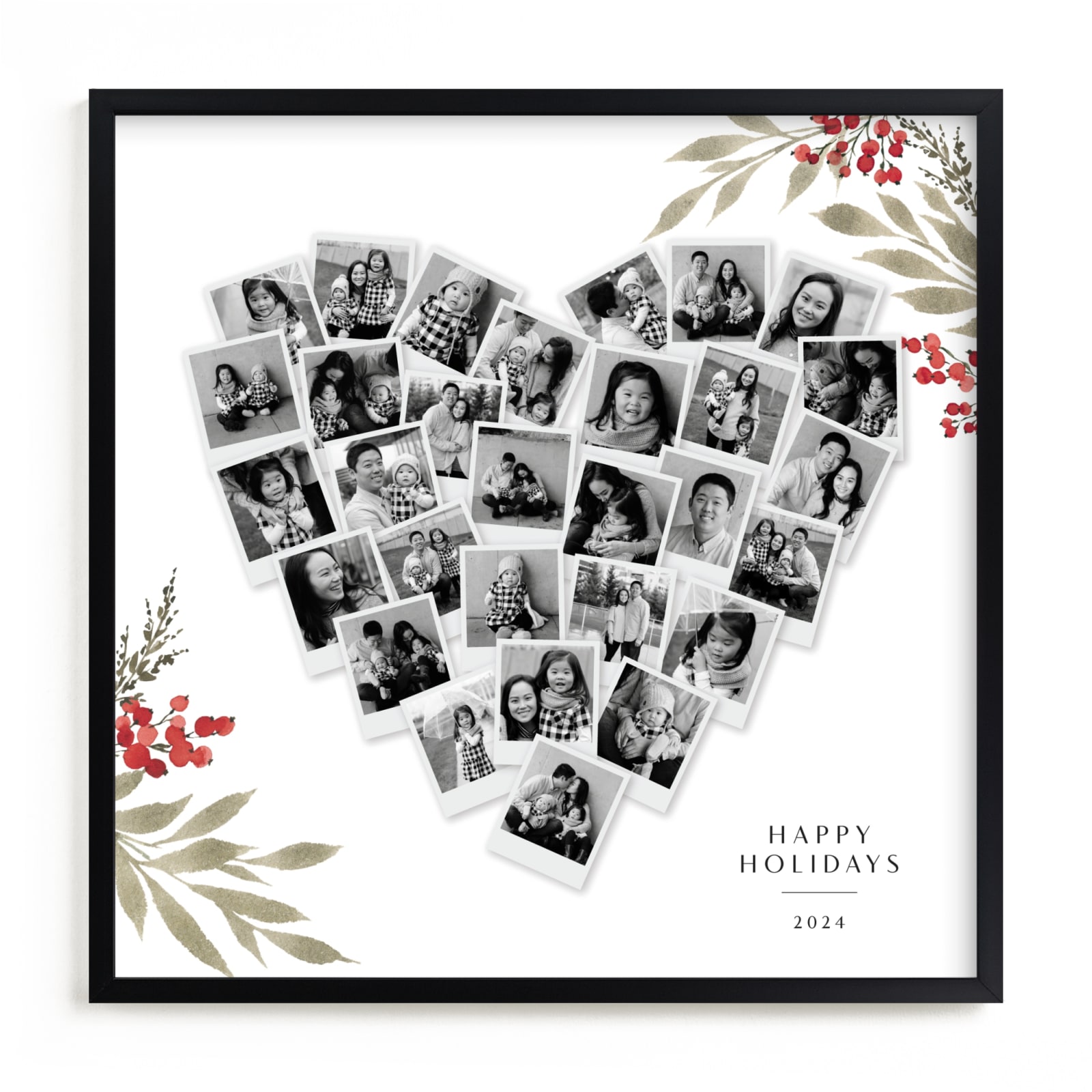 "Holiday Heart Snapshot Mix®" - Custom Photo Art by Multiple Artists in beautiful frame options and a variety of sizes.