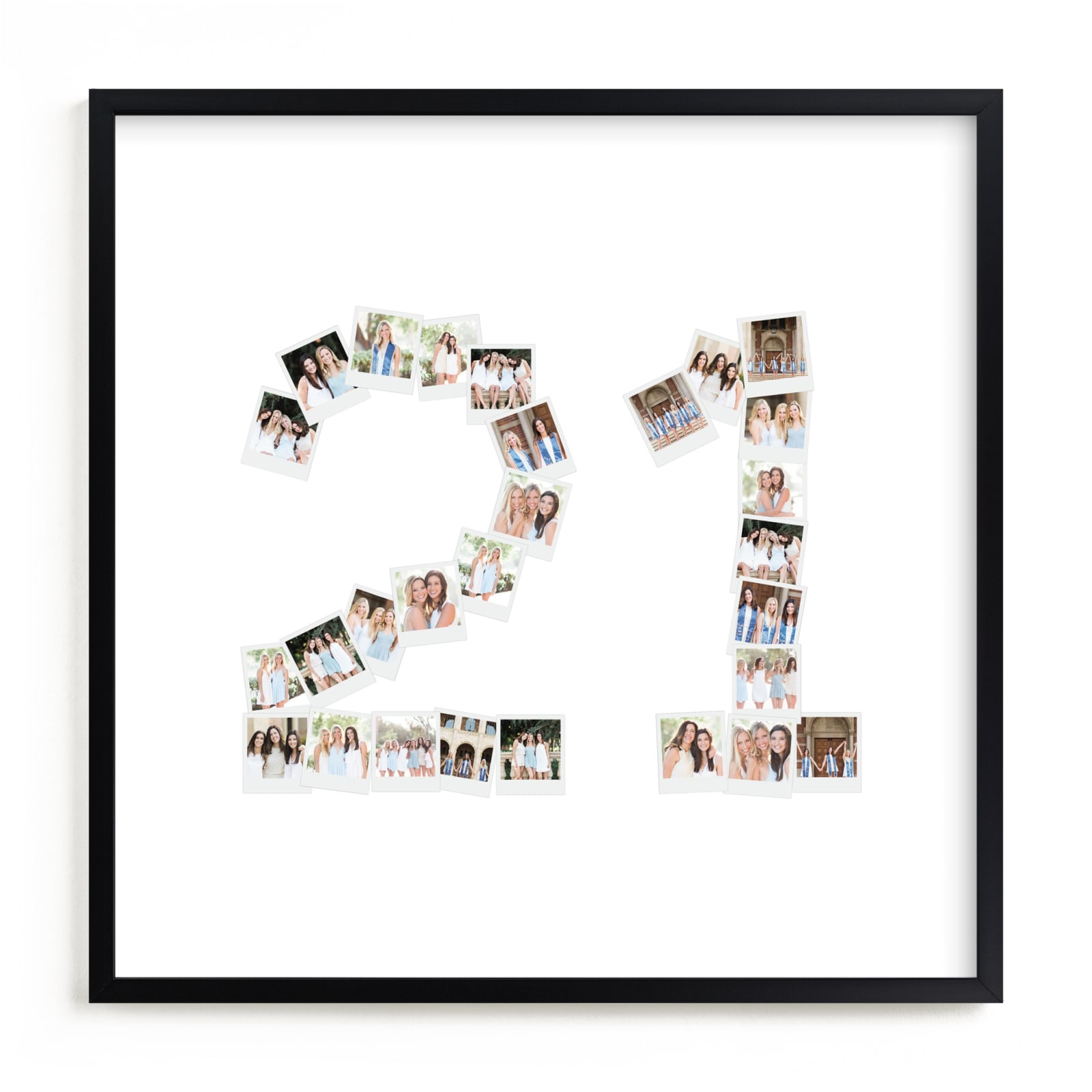 "21" - Custom Photo Art by Minted in beautiful frame options and a variety of sizes.