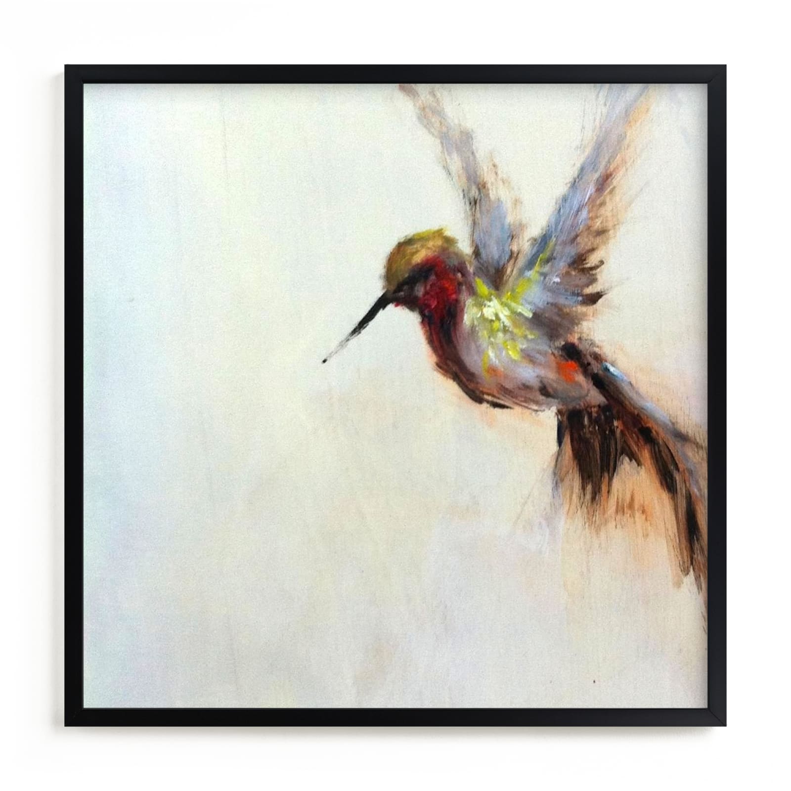 "The Humbly Hummingbird " - Limited Edition Art Print by Amanda Faubus in beautiful frame options and a variety of sizes.
