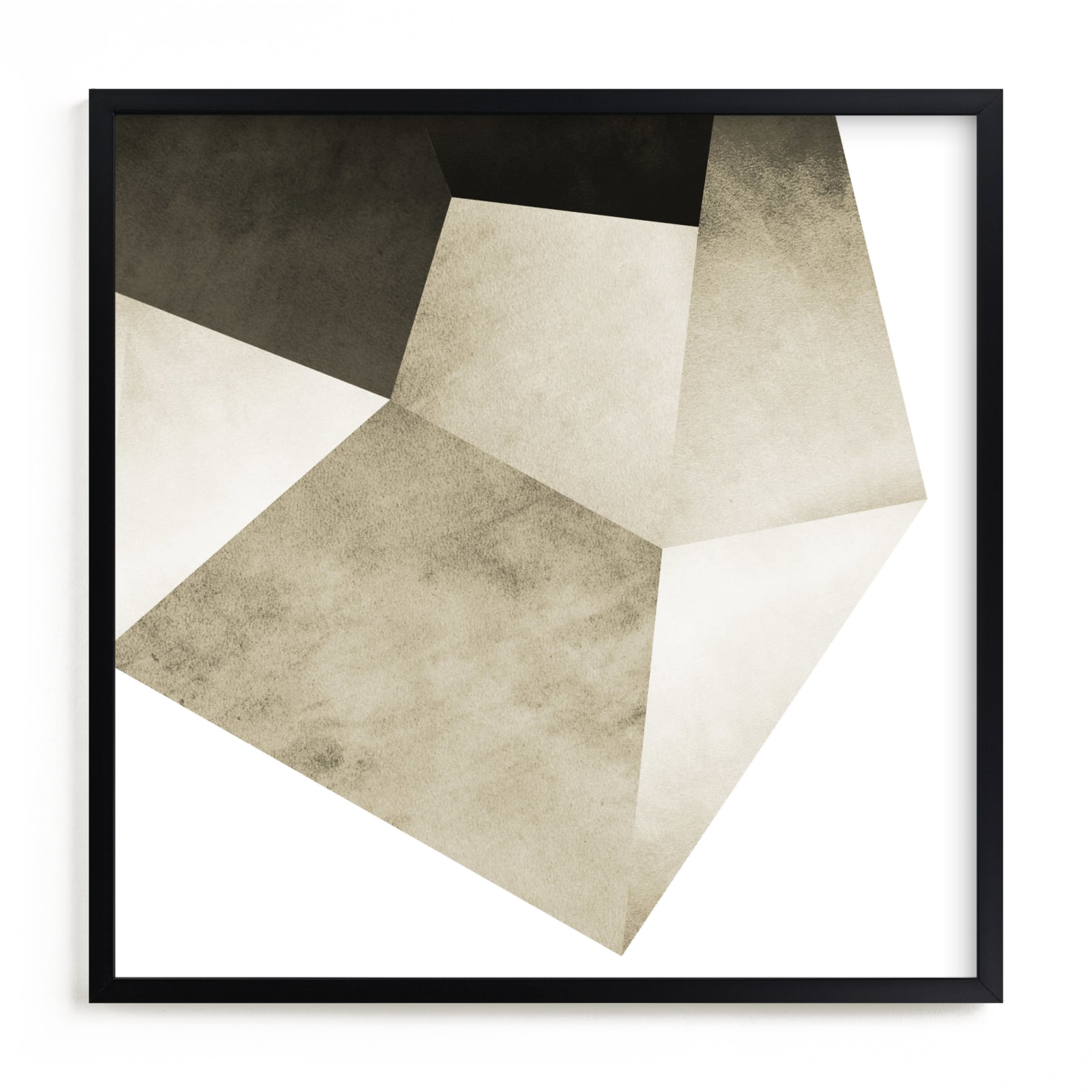 "Lemurian Facets Two" - Limited Edition Art Print by Hannah Lipking in beautiful frame options and a variety of sizes.