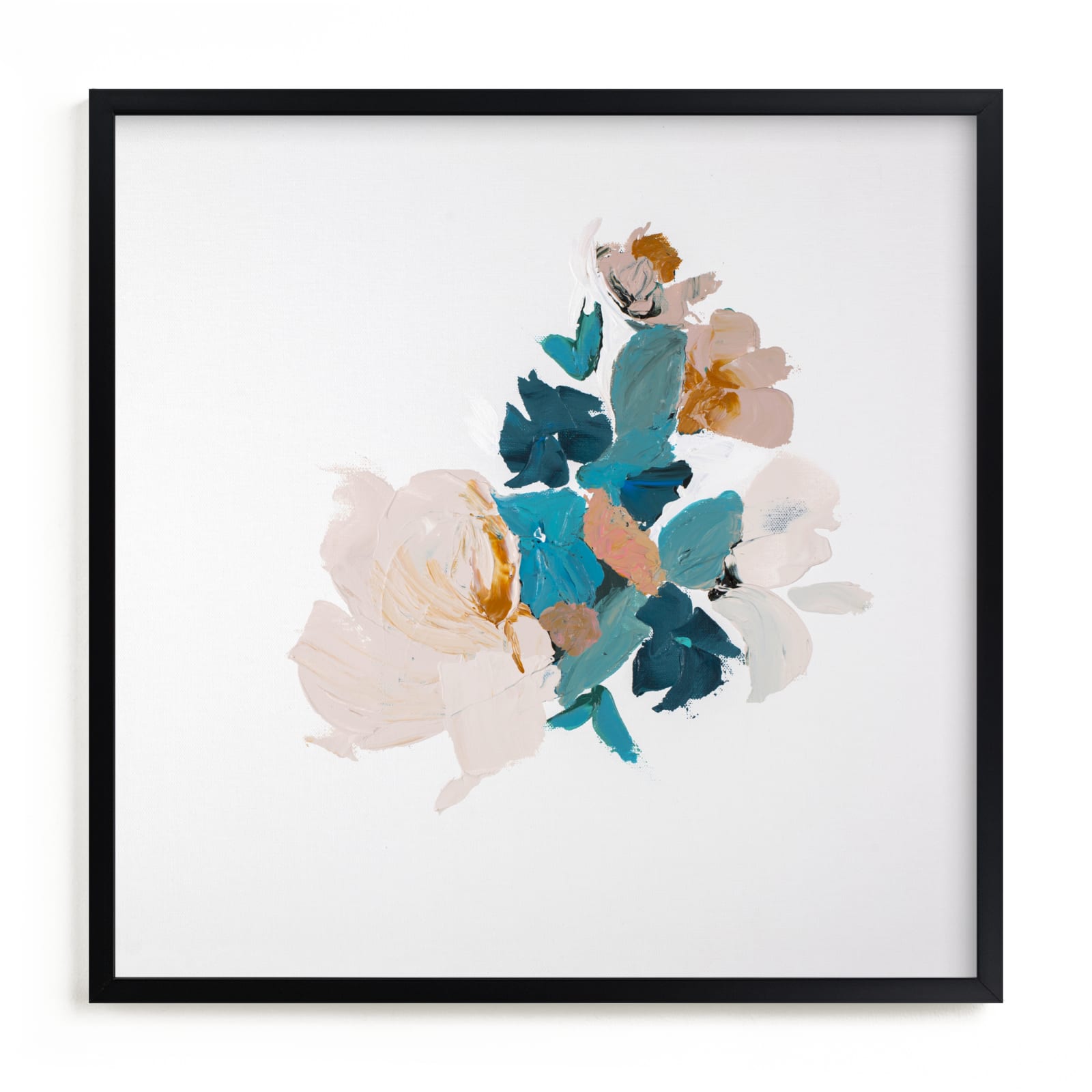 "Botanical Series Turquoise" - Limited Edition Art Print by Caryn Owen in beautiful frame options and a variety of sizes.