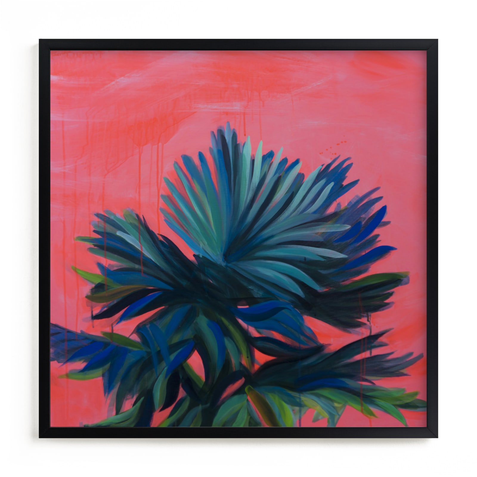 "Tropic Like It's Hot" - Limited Edition Art Print by Rachel Roe in beautiful frame options and a variety of sizes.