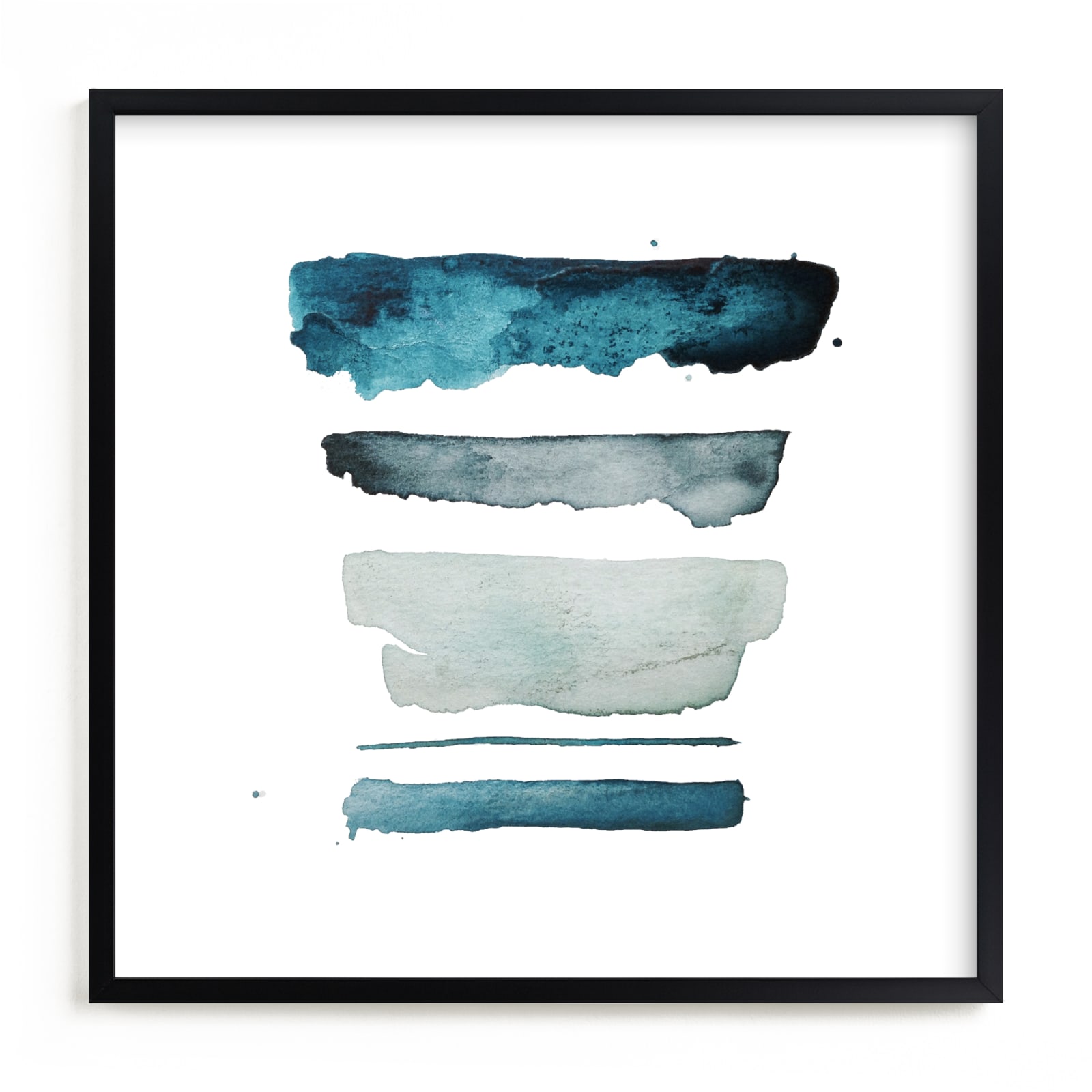 "of land and sea - deep" - Limited Edition Art Print by Kiana Lee in beautiful frame options and a variety of sizes.