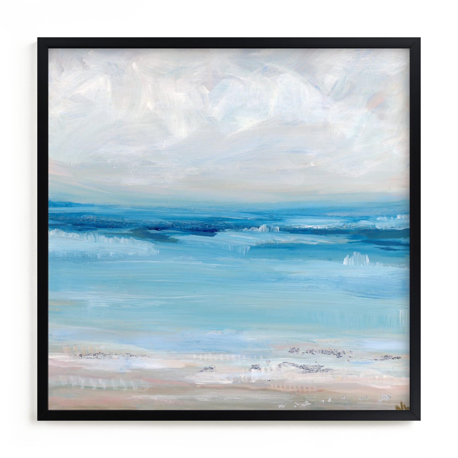 "Of the Sea" - Limited Edition Art Print by Nicole Walsh in beautiful frame options and a variety of sizes.