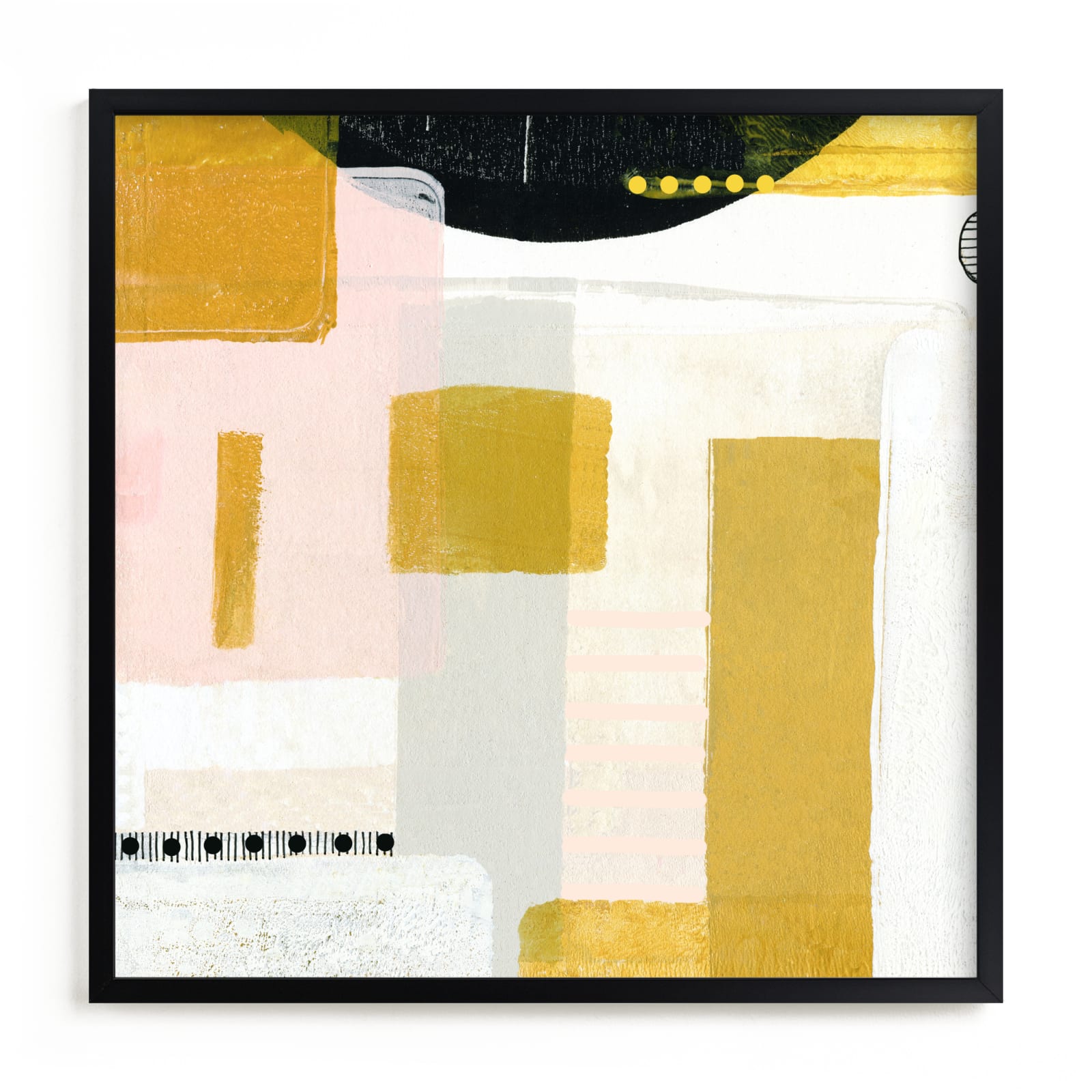 "Sunny and dots III" - Open Edition Fine Art Print by Jaqui Falkenheim in beautiful frame options and a variety of sizes.