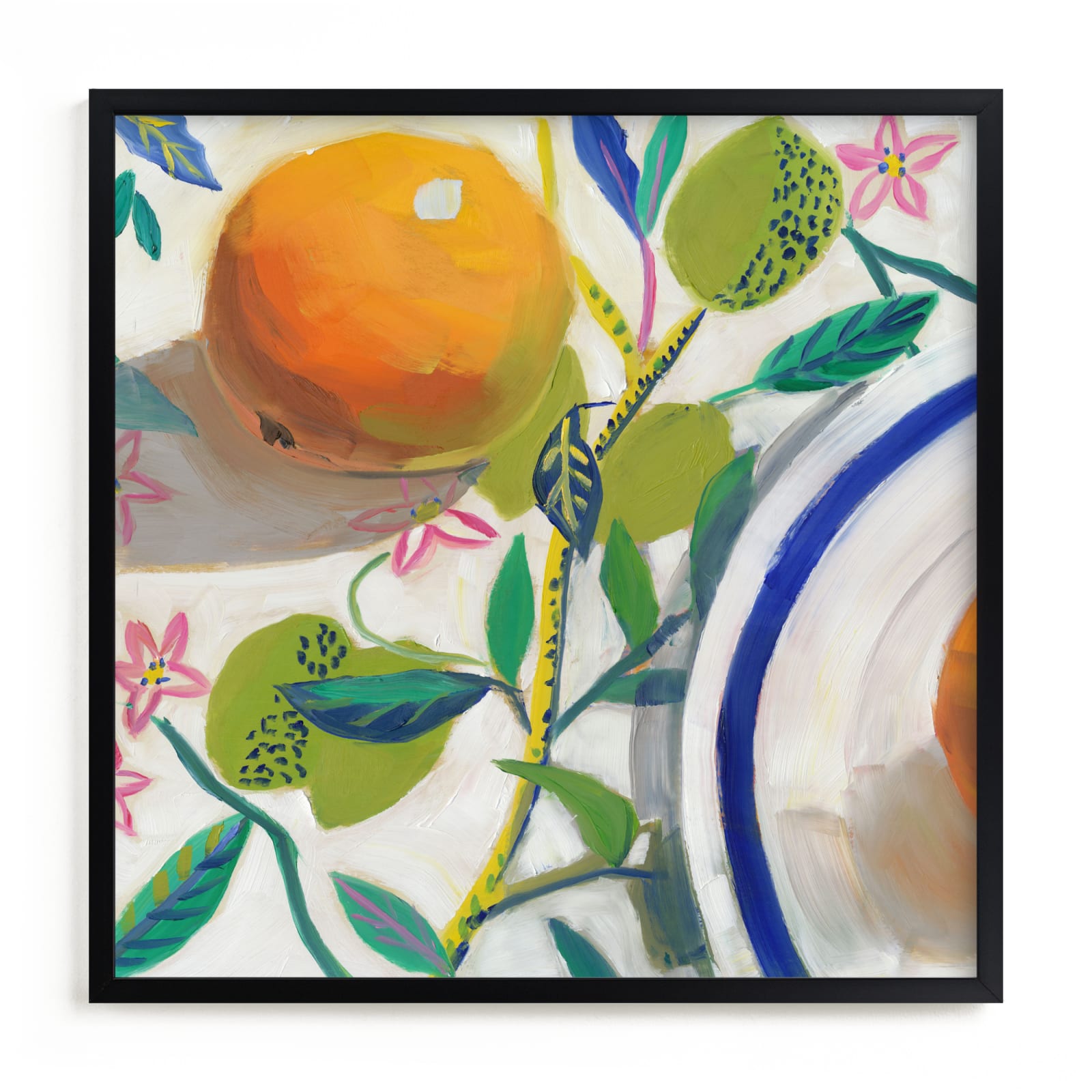"Garden Party II" - Open Edition Fine Art Print by Jenny Westenhofer in beautiful frame options and a variety of sizes.