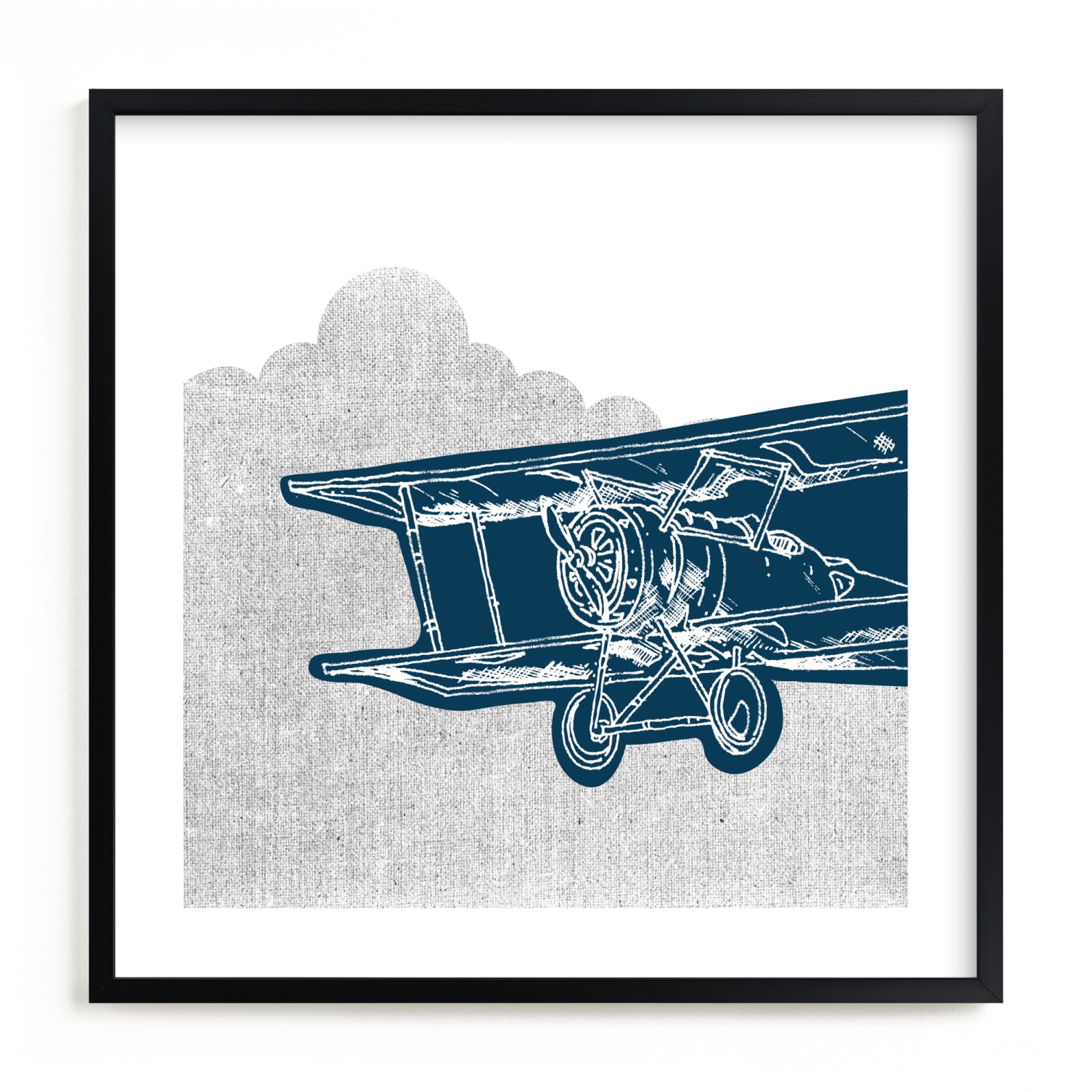 "Vintage plane" - Limited Edition Art Print by Saksun in beautiful frame options and a variety of sizes.