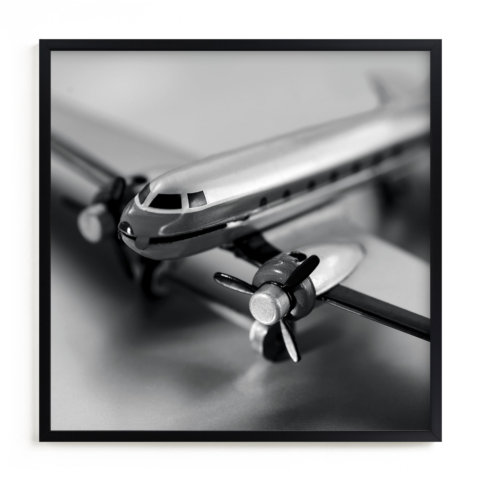 "Retro Airplane" - Limited Edition Art Print by Laura Hamm in beautiful frame options and a variety of sizes.