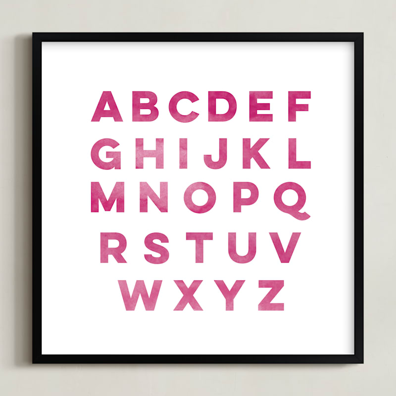 Watercolor Alphabet 
