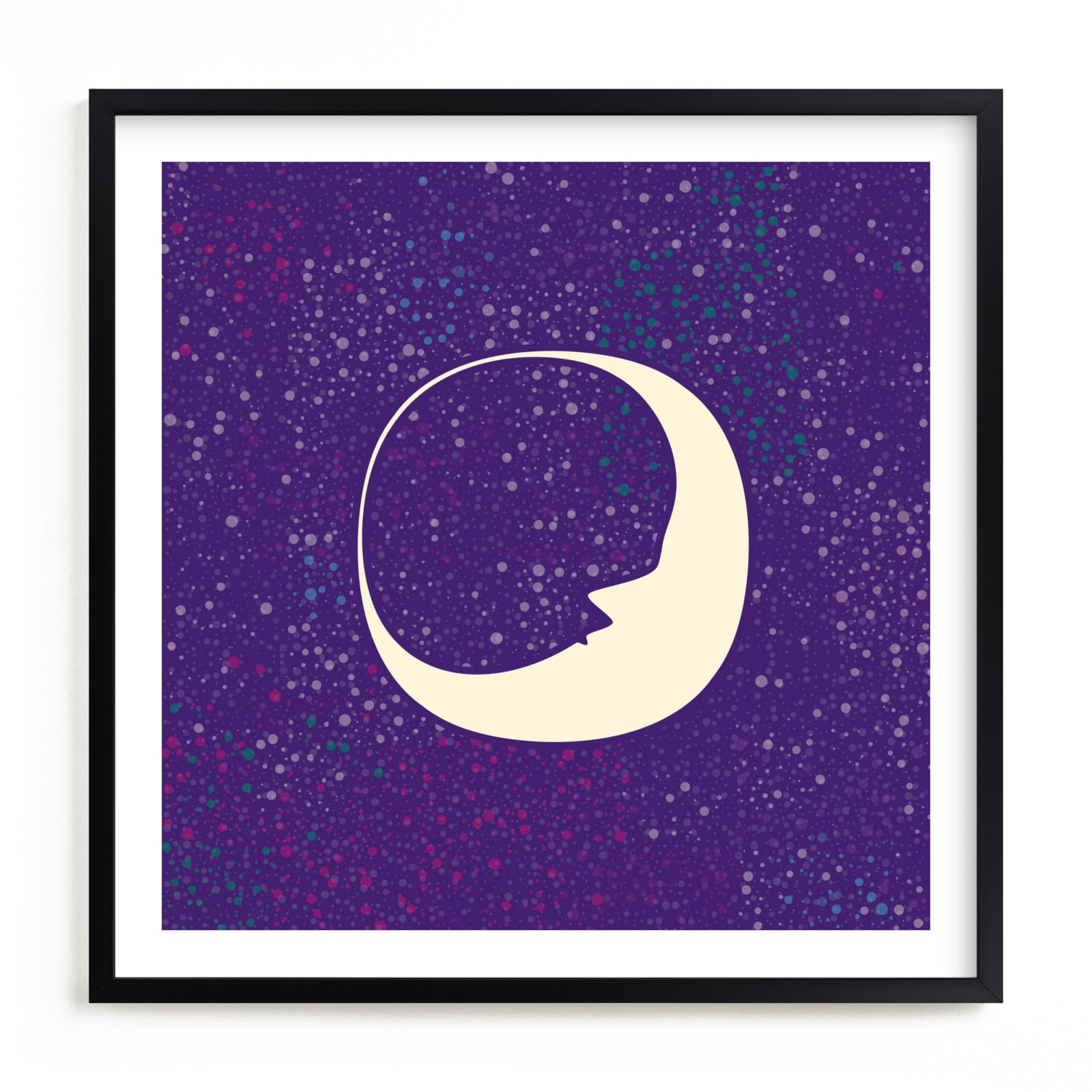 "Celestial Moon" - Limited Edition Art Print by Katherine Morgan in beautiful frame options and a variety of sizes.