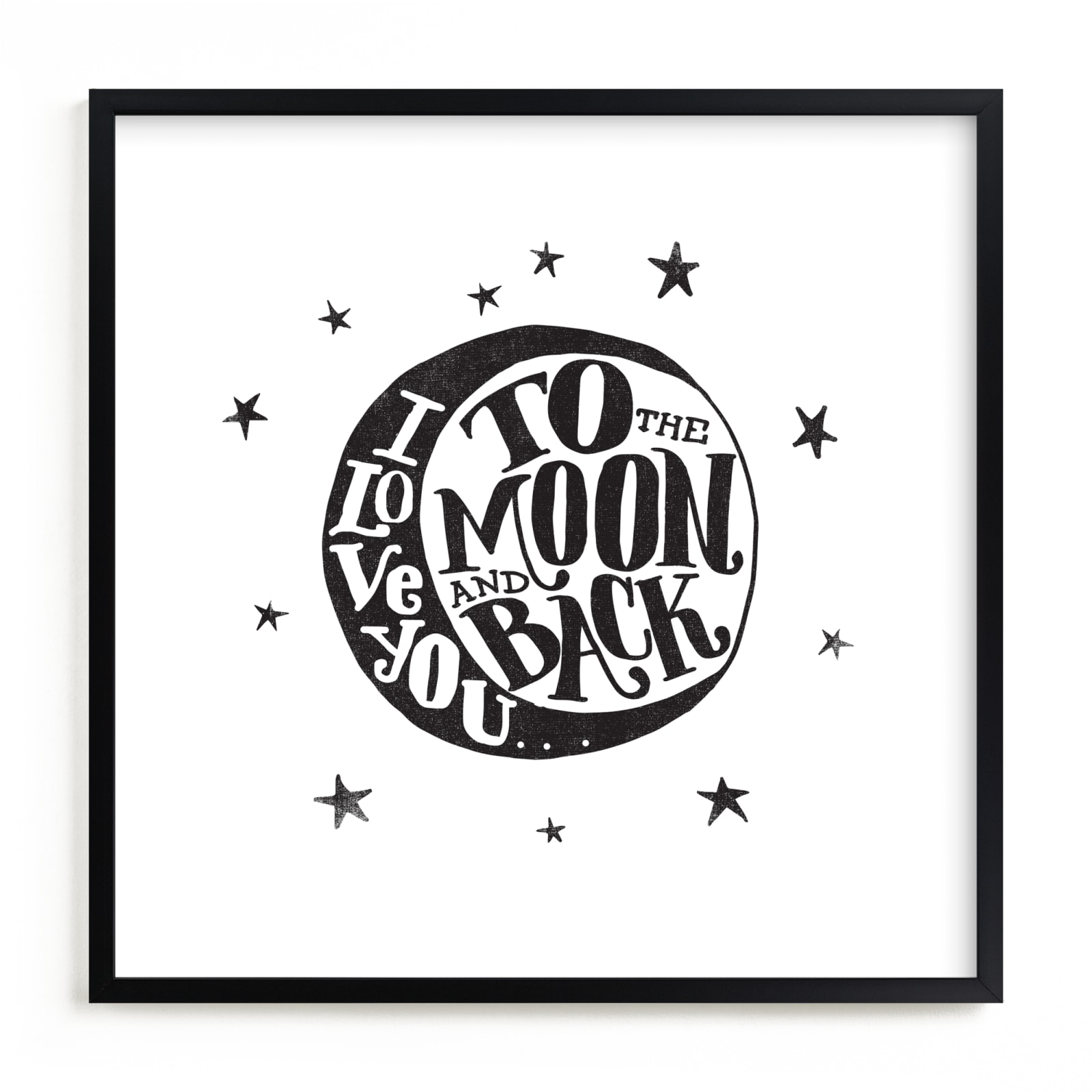 "...to the moon and back" - Limited Edition Art Print by Matthew Taylor Wilson in beautiful frame options and a variety of sizes.