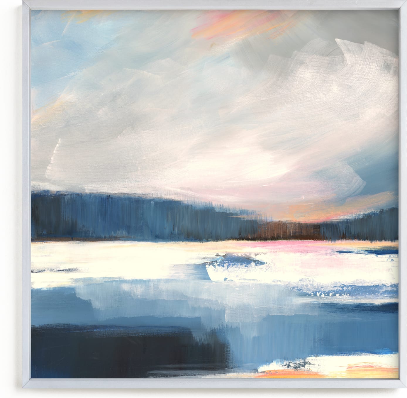 This is a blue art by AlisonJerry called Crystal Lake.