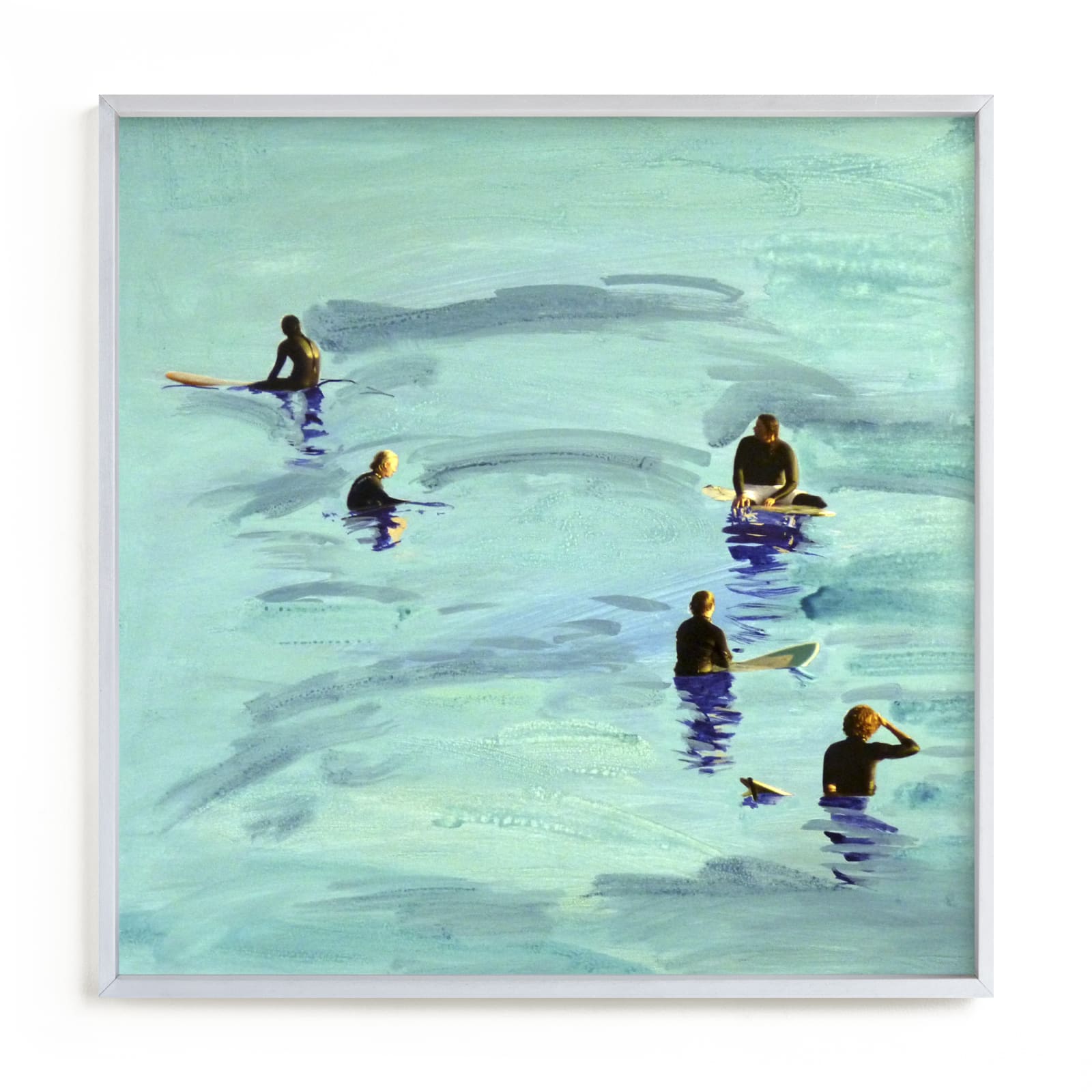"Waiting, Malibu 2012" - Limited Edition Art Print by Annie Seaton in beautiful frame options and a variety of sizes.