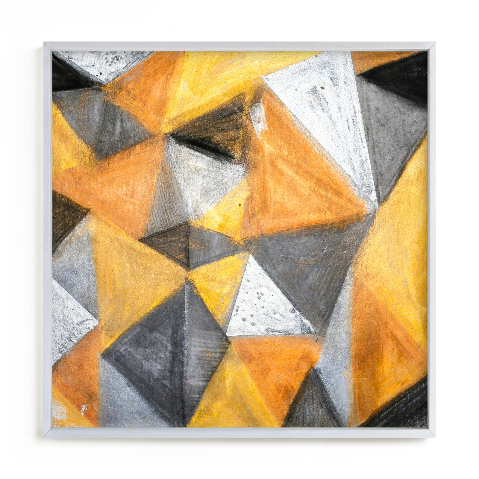 "Gold and Diamonds" - Limited Edition Art Print by Jennifer Matlock in beautiful frame options and a variety of sizes.