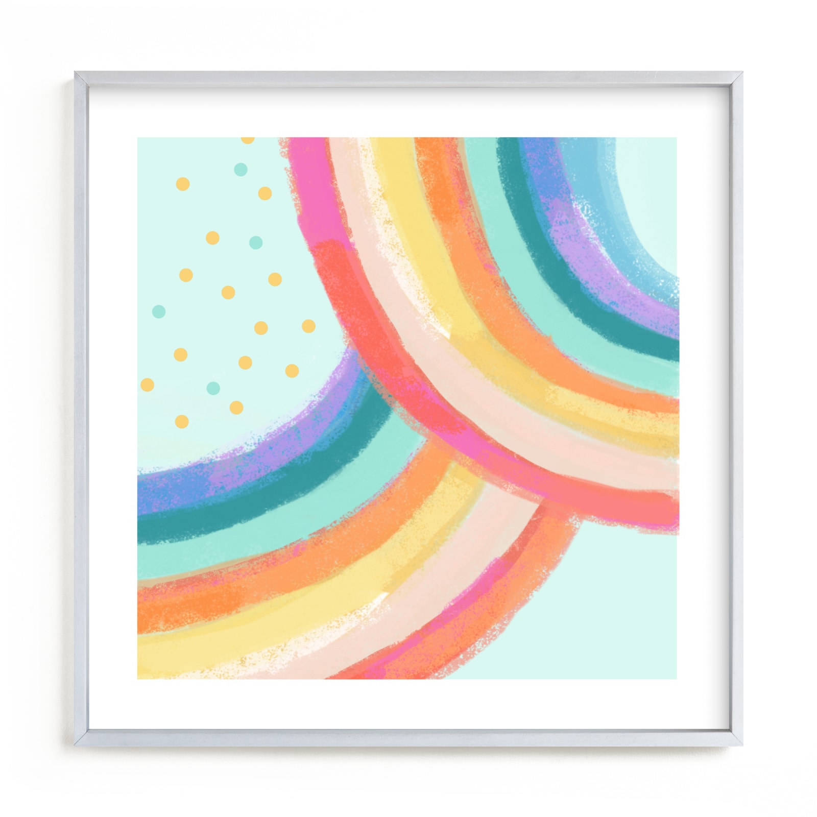 "Ventura Rainbow ll" - Limited Edition Art Print by AlisonJerry in beautiful frame options and a variety of sizes.