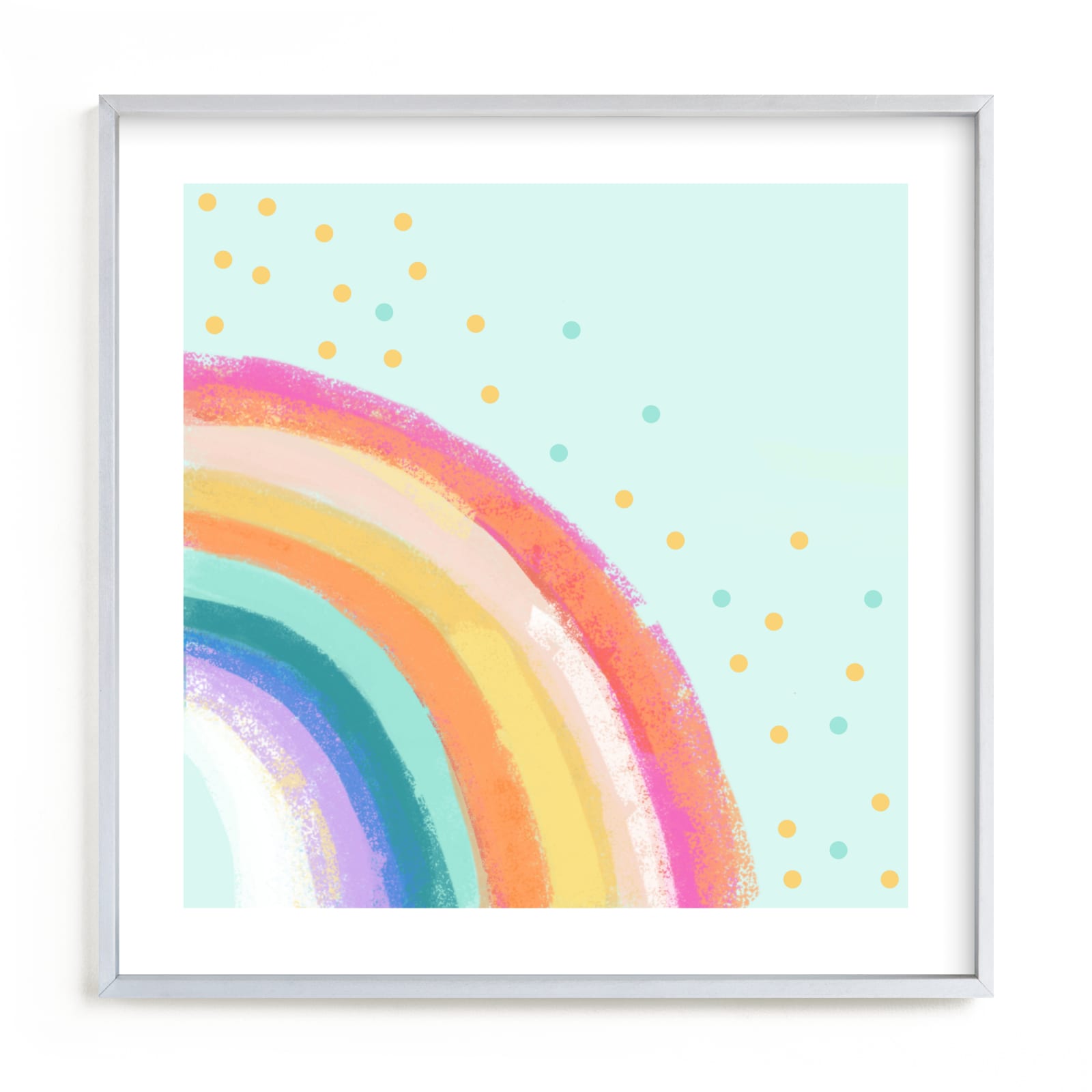 "Ventura Rainbow l" - Limited Edition Art Print by AlisonJerry in beautiful frame options and a variety of sizes.