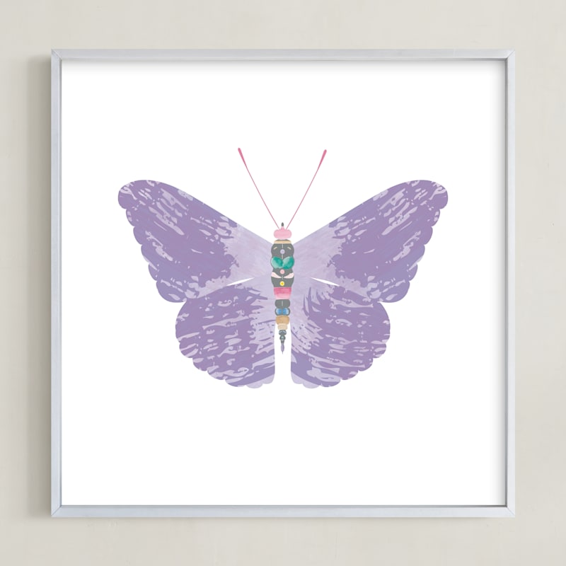 "I am the butterfly" - Art Print by Rebecca Marchese in beautiful frame options and a variety of sizes.