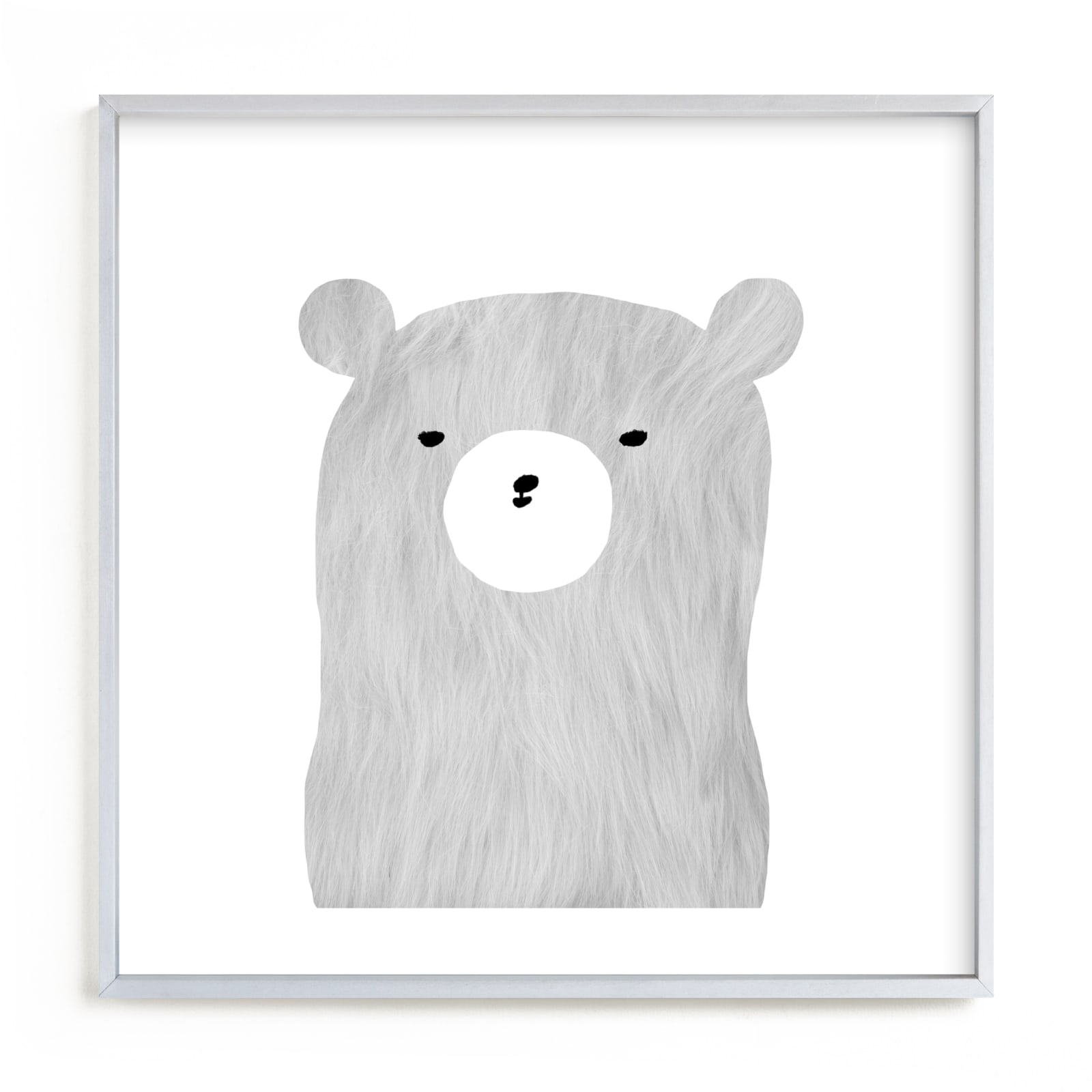 "furry bear" - Limited Edition Art Print by Susanne Kasielke in beautiful frame options and a variety of sizes.