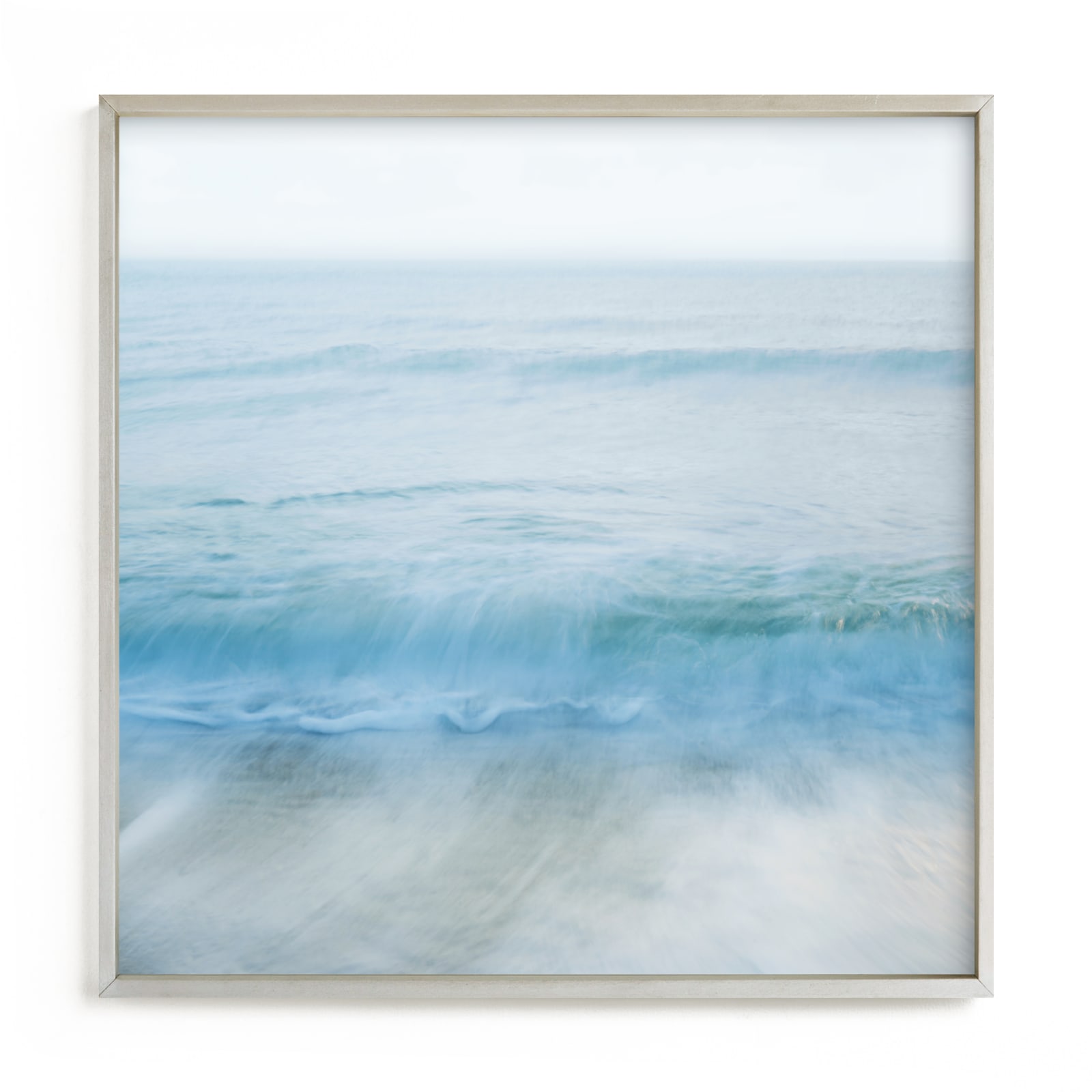 "Standing by the ocean, dreaming" - Limited Edition Art Print by Jacquelyn Sloane Siklos in beautiful frame options and a variety of sizes.