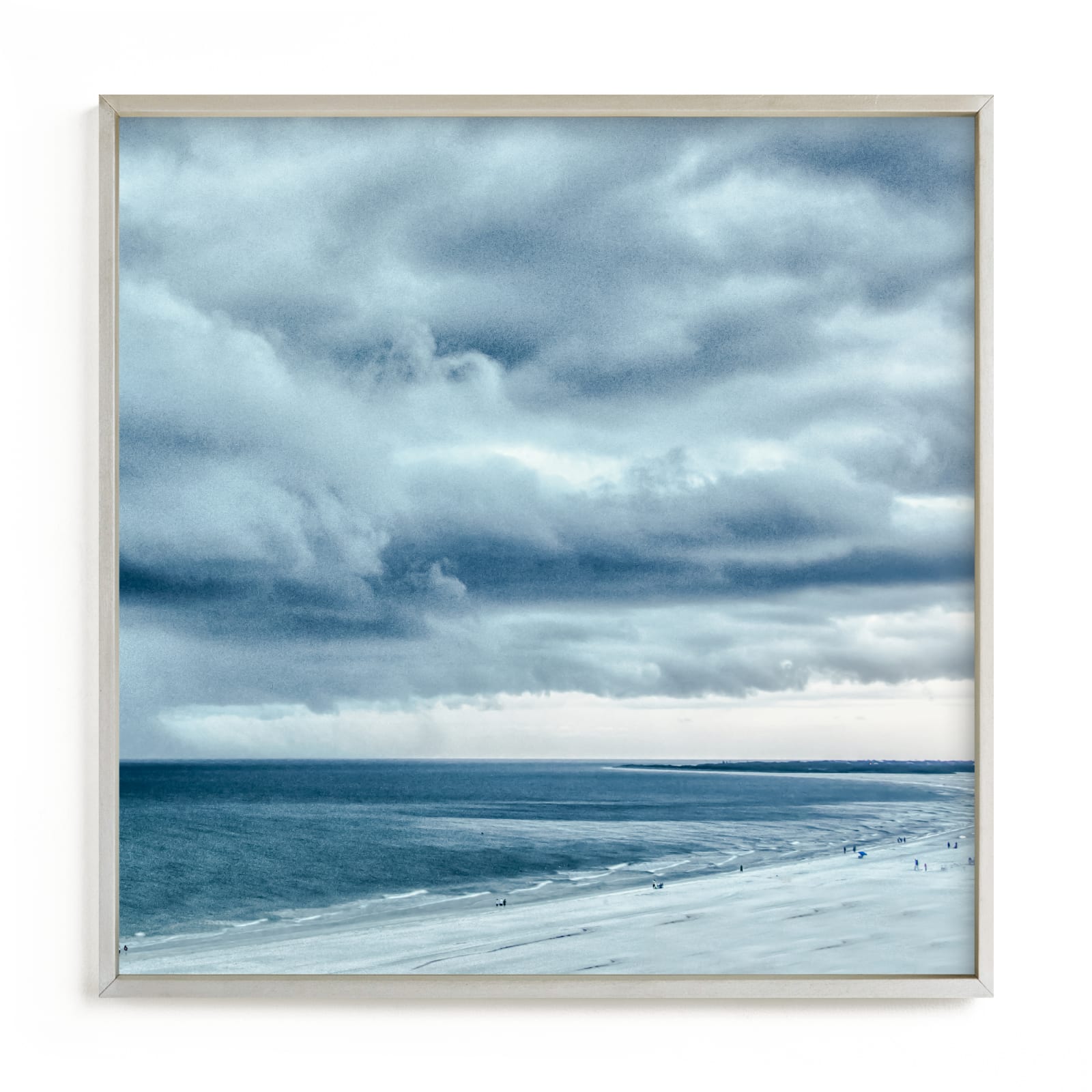"Blue Beach Storm" - Limited Edition Art Print by Mary Ann Glynn-Tusa in beautiful frame options and a variety of sizes.