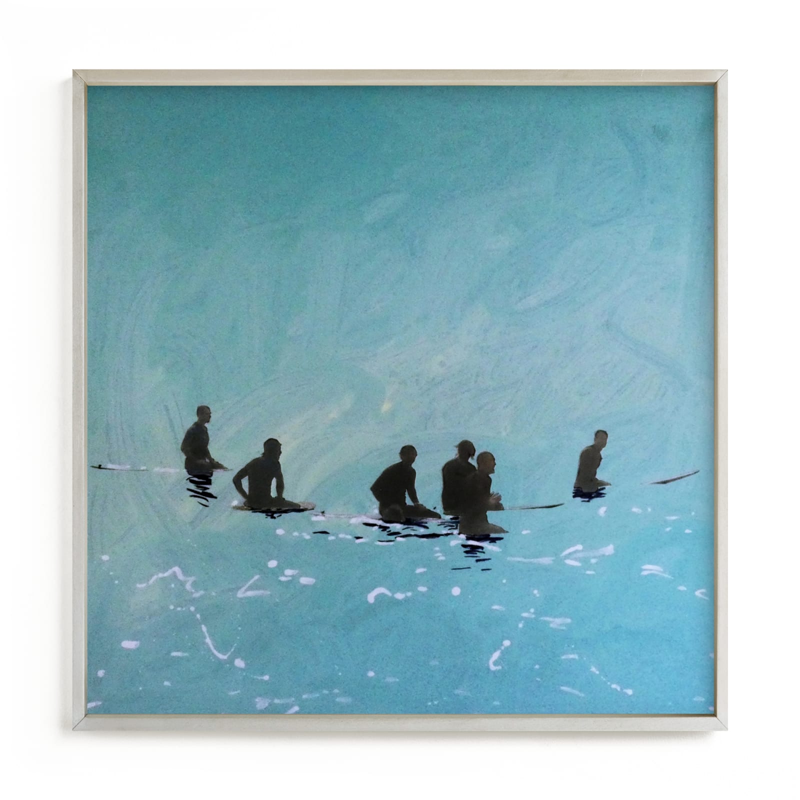 "Lining Up, Venice Pier" - Limited Edition Art Print by Annie Seaton in beautiful frame options and a variety of sizes.