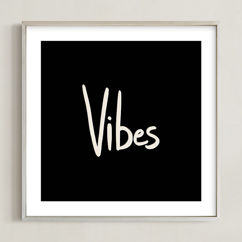 "Vibes" by Erika Firm in beautiful frame options and a variety of sizes.