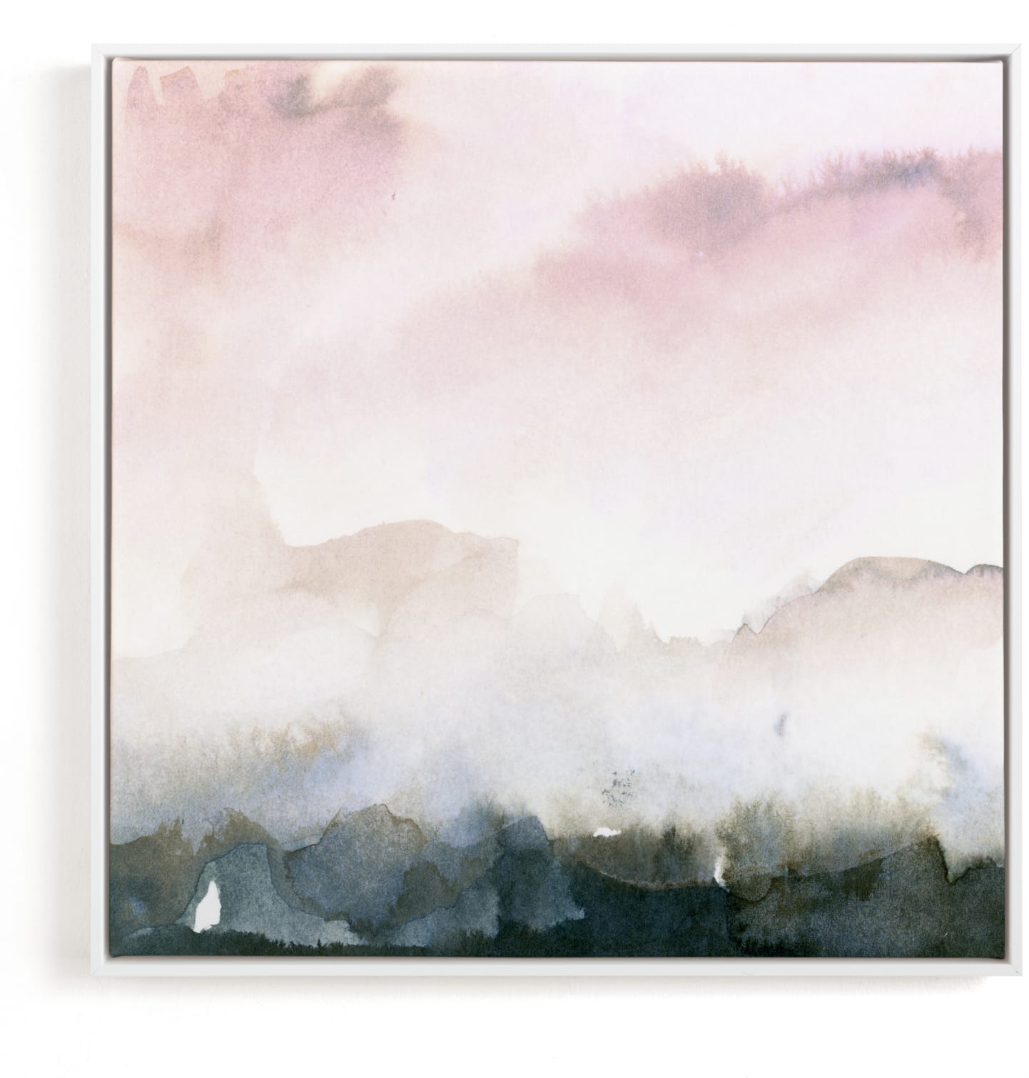 This is a white art by Lindsay Megahed called Wake II.