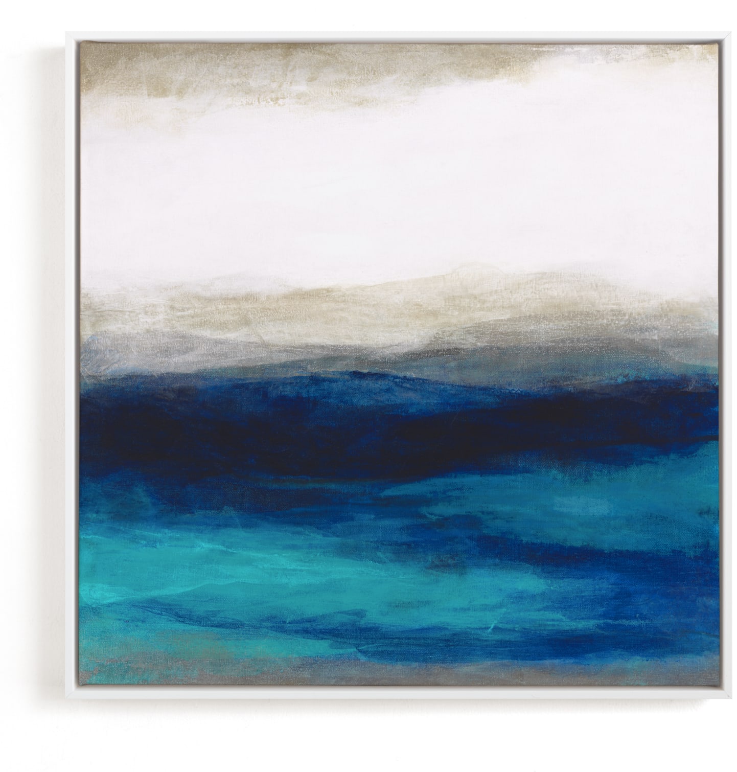This is a blue art by Melissa Marquardt called Liquid Peace.