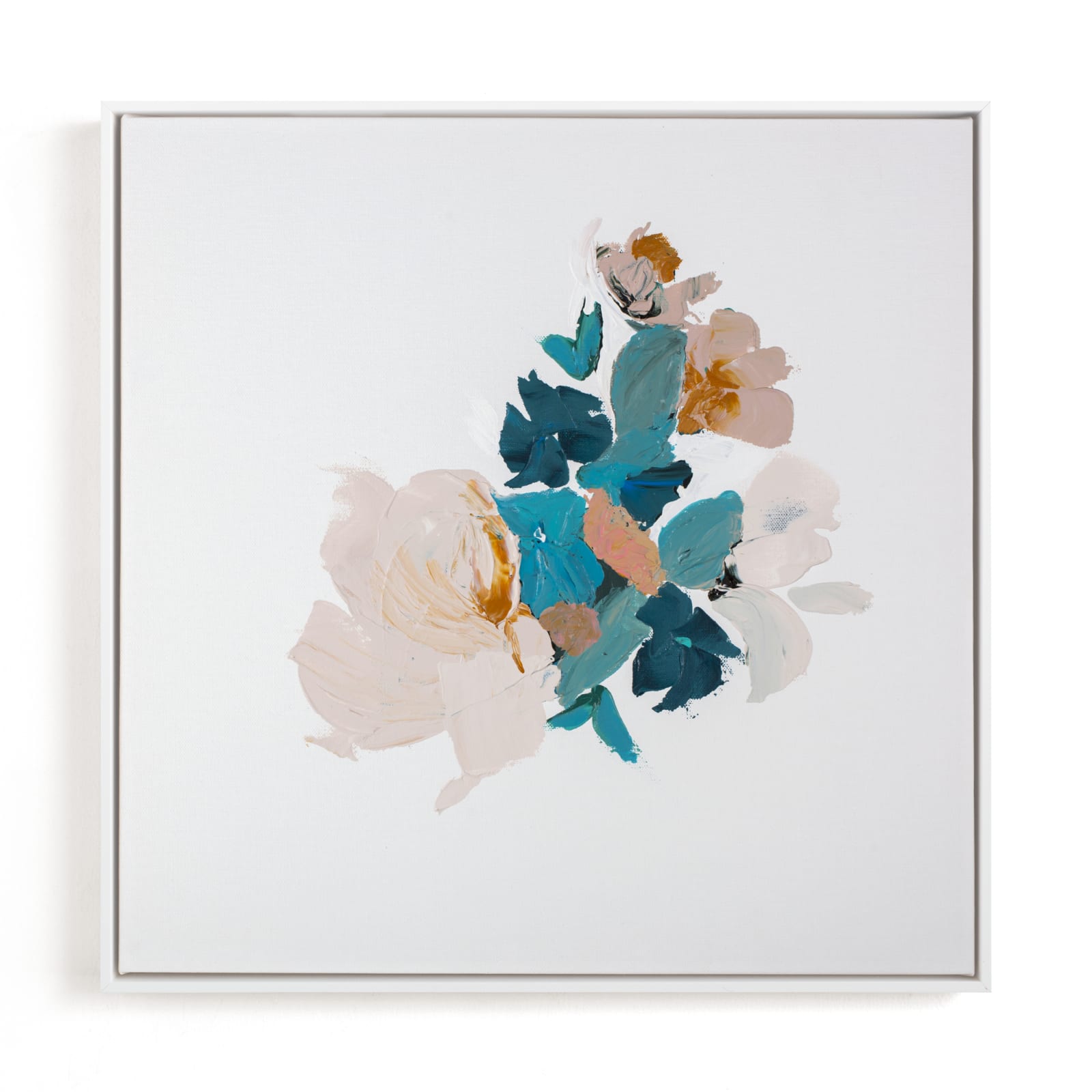 "Botanical Series Turquoise" - Limited Edition Art Print by Caryn Owen in beautiful frame options and a variety of sizes.