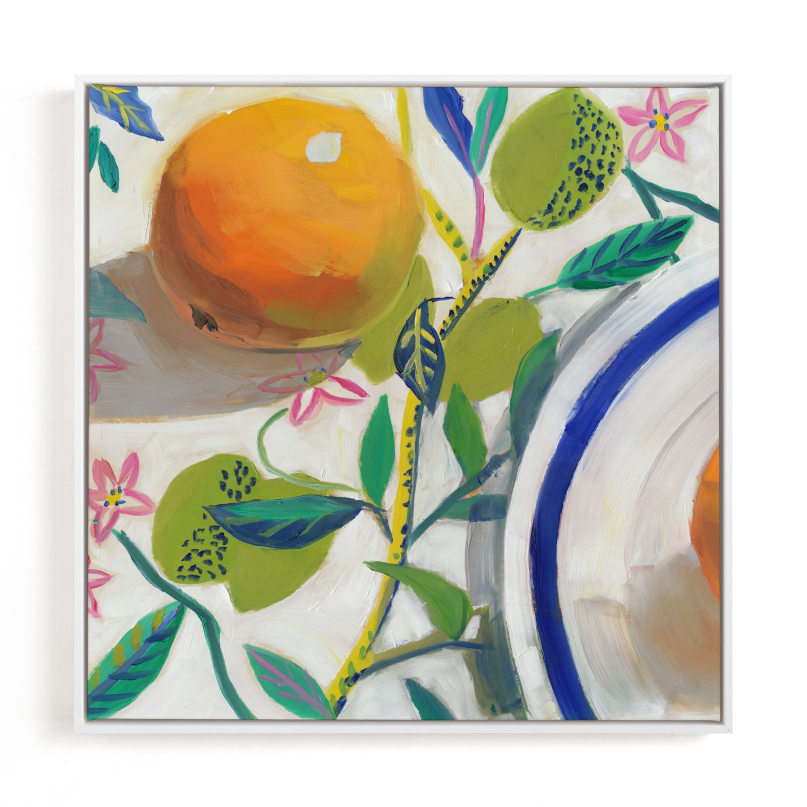 "Garden Party II" - Open Edition Fine Art Print by Jenny Westenhofer in beautiful frame options and a variety of sizes.