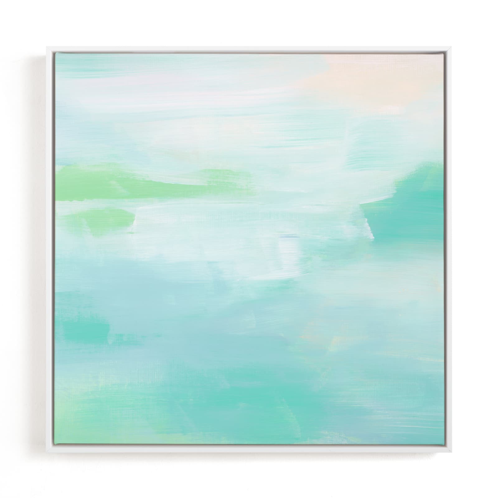 "Hideaway Beach" - Limited Edition Art Print by Artsy Canvas Girl Designs in beautiful frame options and a variety of sizes.