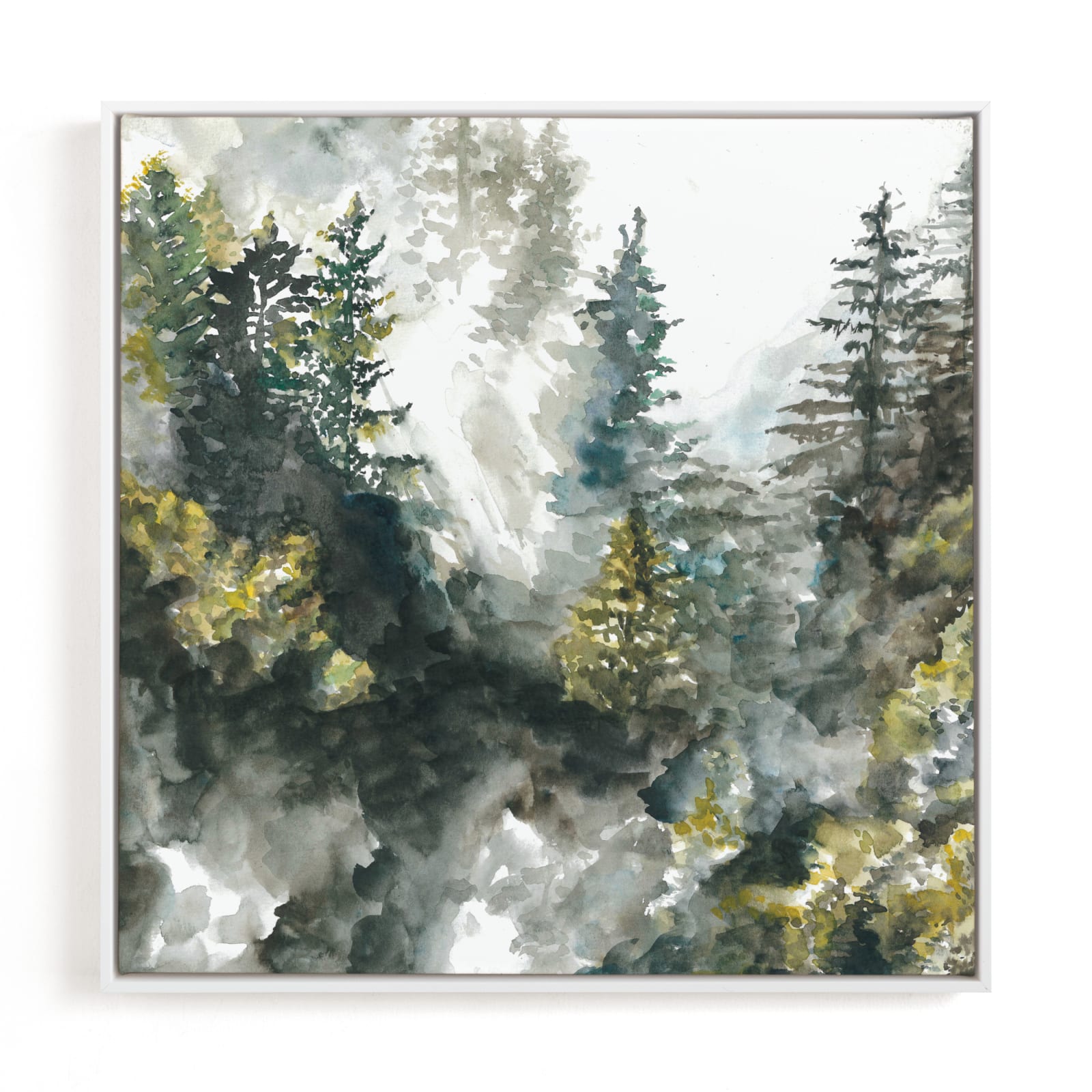 "Forest Mist" - Limited Edition Art Print by Anne Kostecki in beautiful frame options and a variety of sizes.