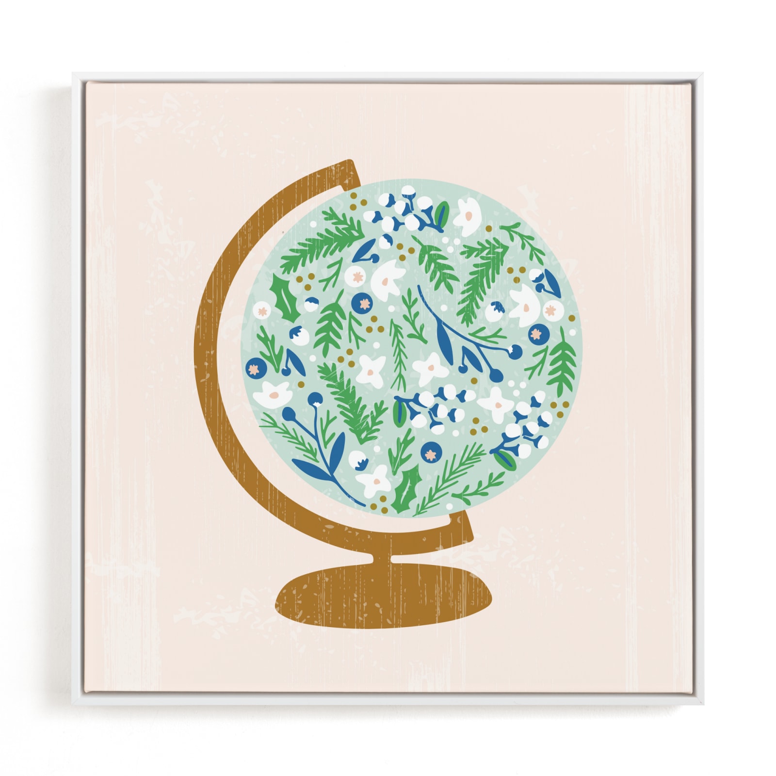 "Global Flor" - Limited Edition Art Print by Marabou Design in beautiful frame options and a variety of sizes.