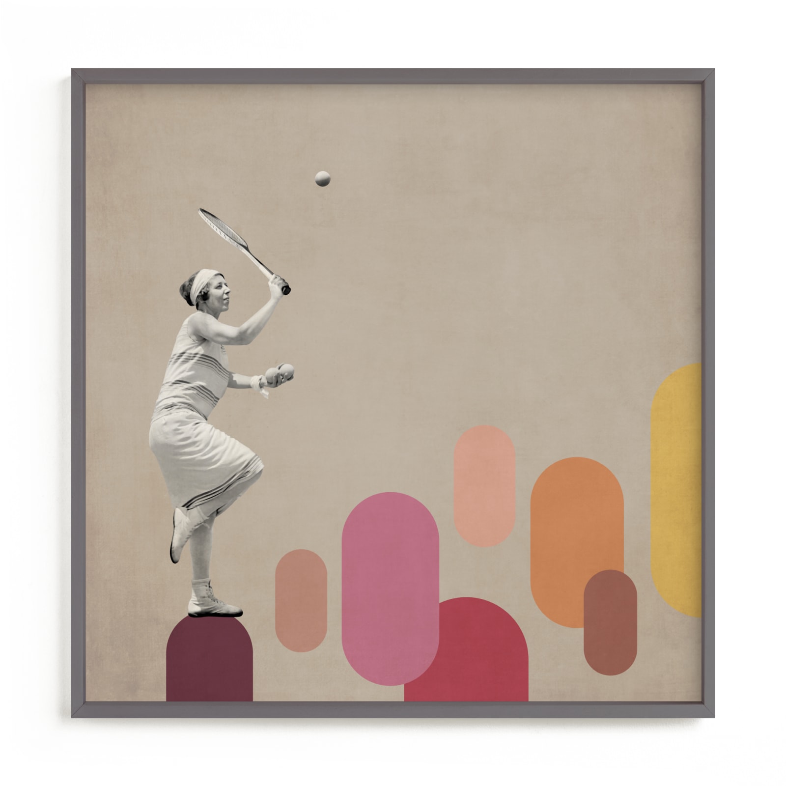 "The Game I" - Limited Edition Art Print by Paola Benenati in beautiful frame options and a variety of sizes.