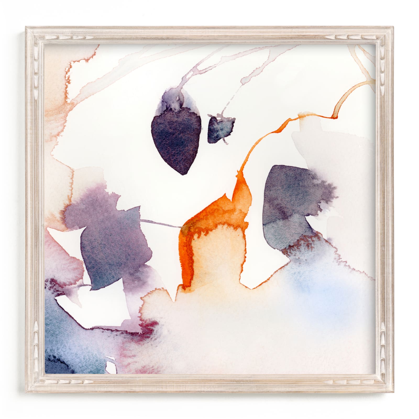 "Watercolor Abstract Flora Series : Fall 1" - Limited Edition Art Print by Marta Spendowska in beautiful frame options and a variety of sizes.