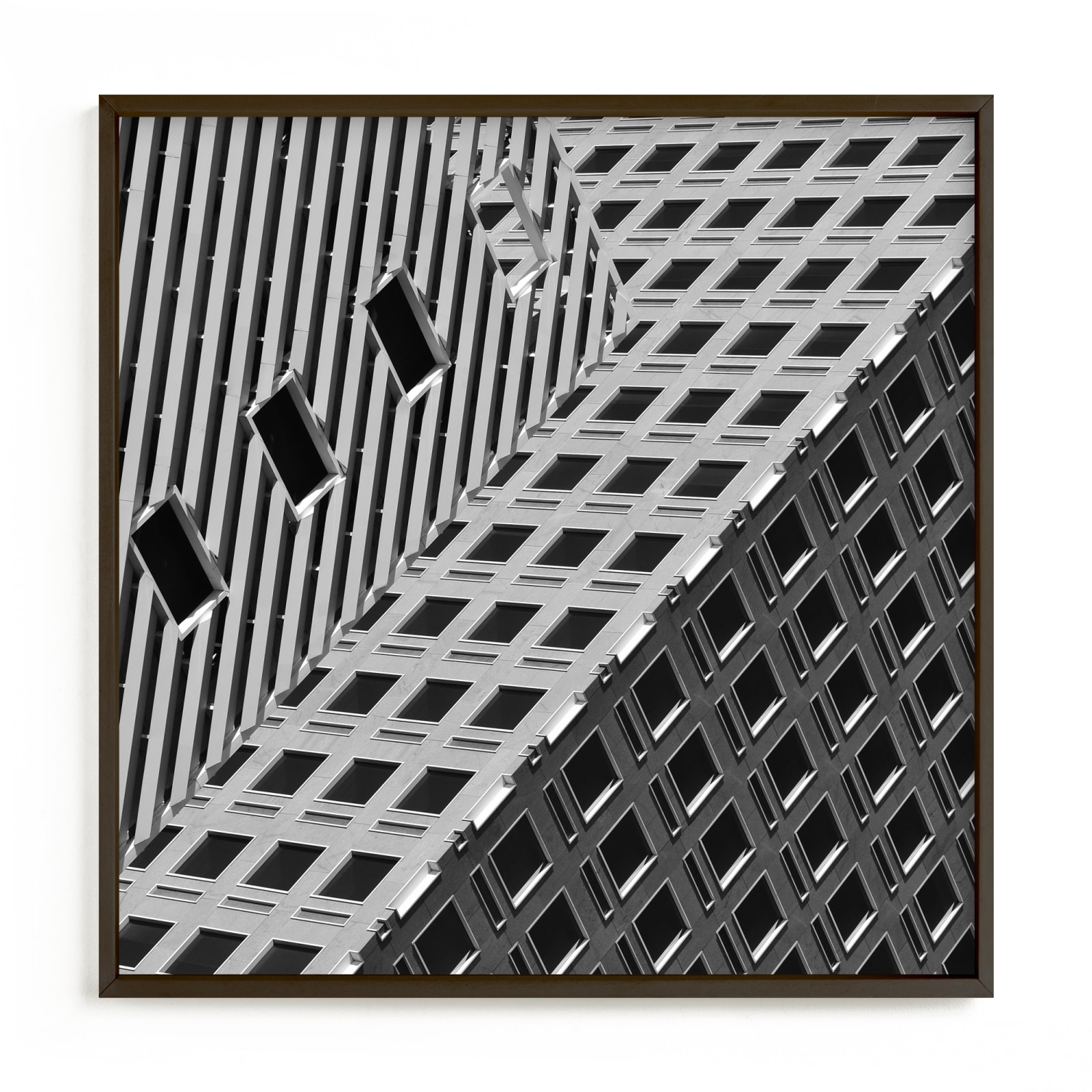 "Squares and Lines" - Limited Edition Art Print by Brian Collins in beautiful frame options and a variety of sizes.